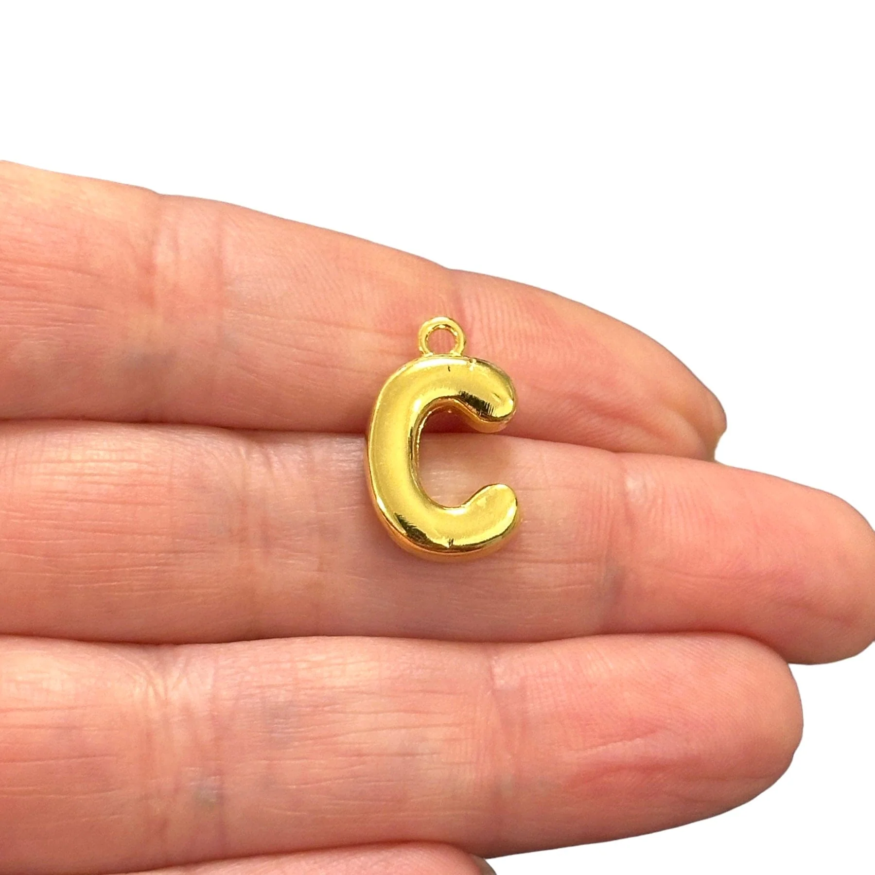 24Kt Gold Plated Balloon Letter Charm - Image 4