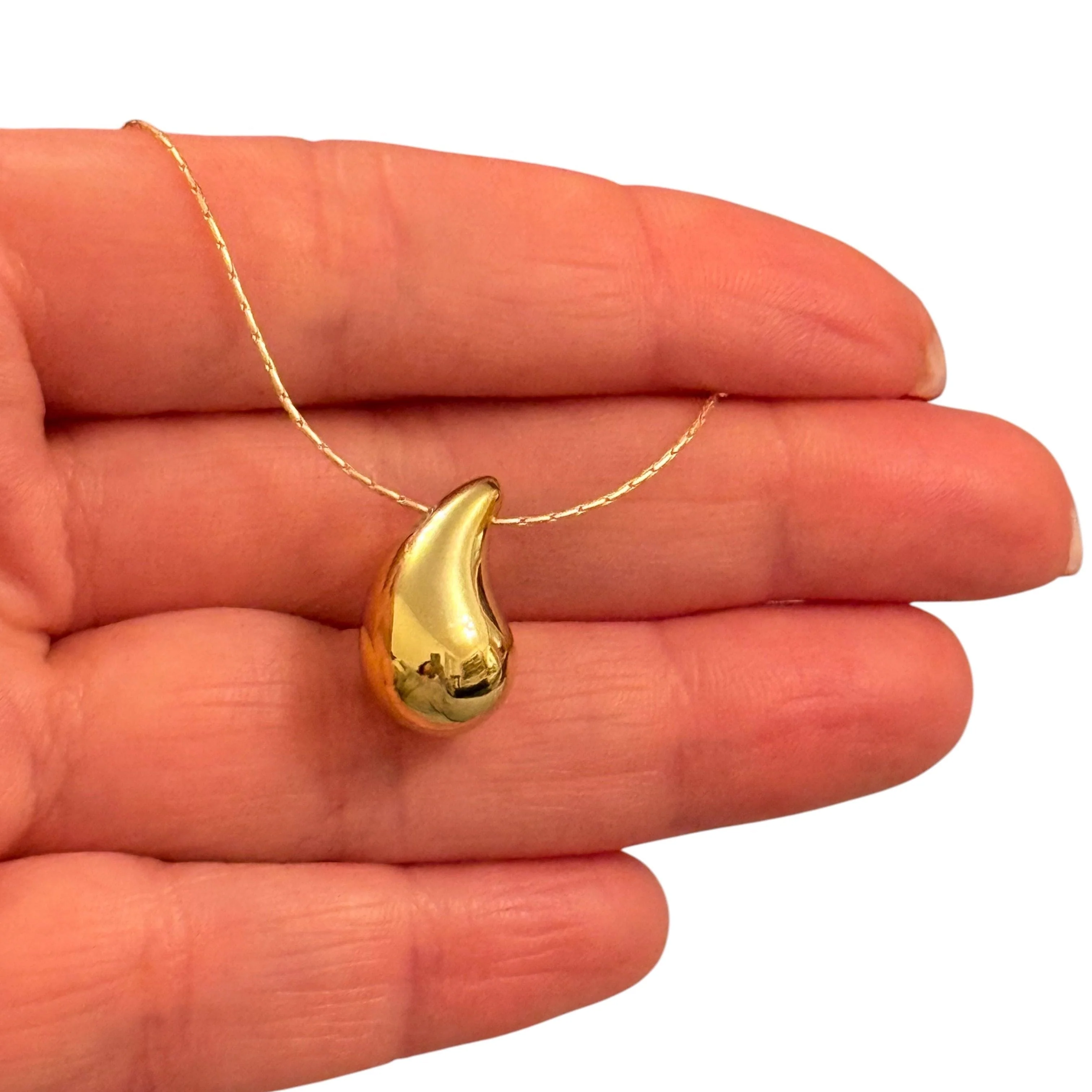 24Kt Gold Plated Baroque Pearl Charms, Baroque Pearl  Charms with 2mm Horizontal Hole, 5 pcs in a pack - Image 2