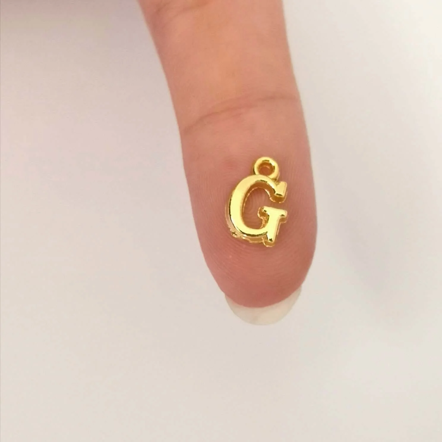 24Kt Gold Plated Brass Initial Charms - Image 8