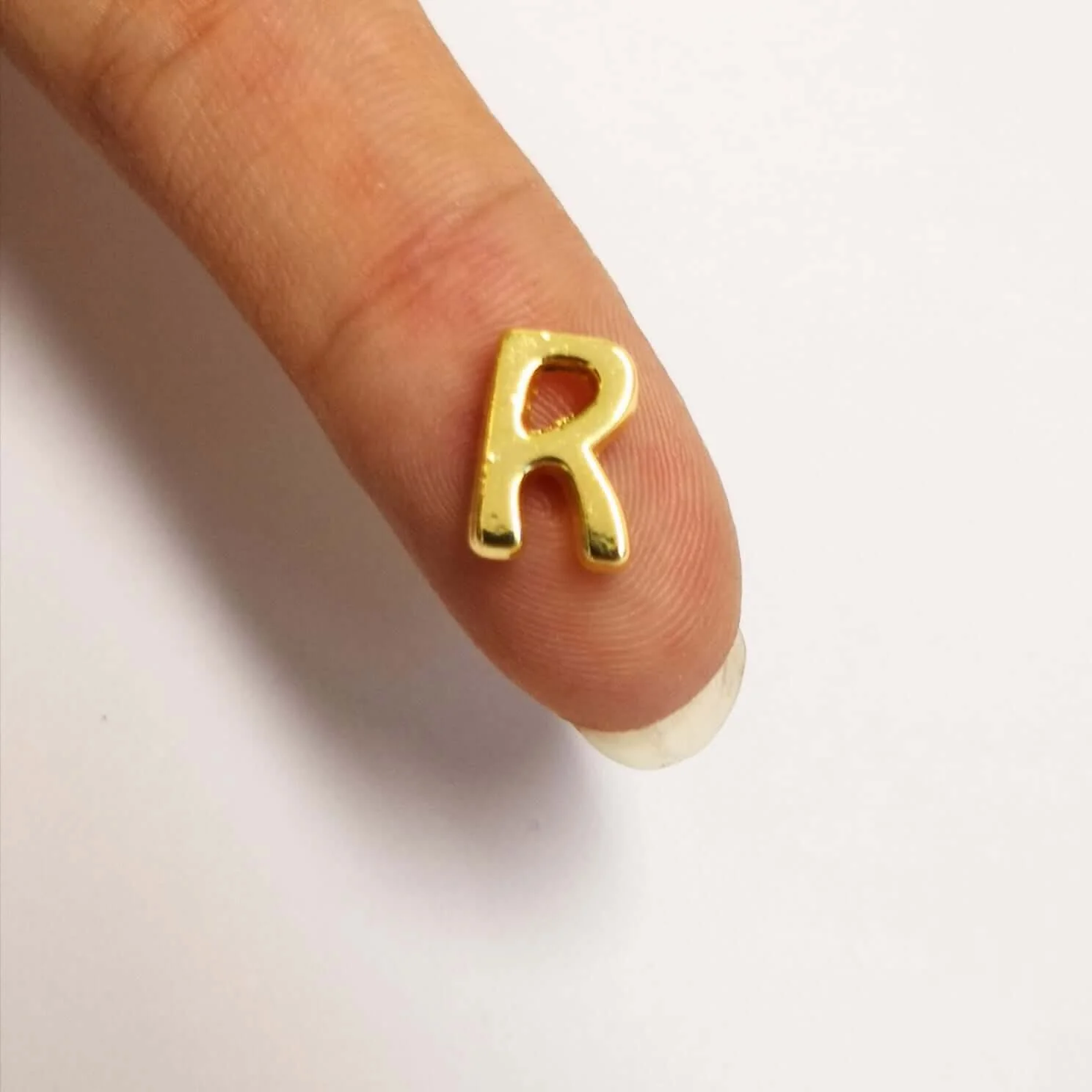 24Kt Gold Plated Initial Charms, Gold Alphabet Letter Charm - Image 21