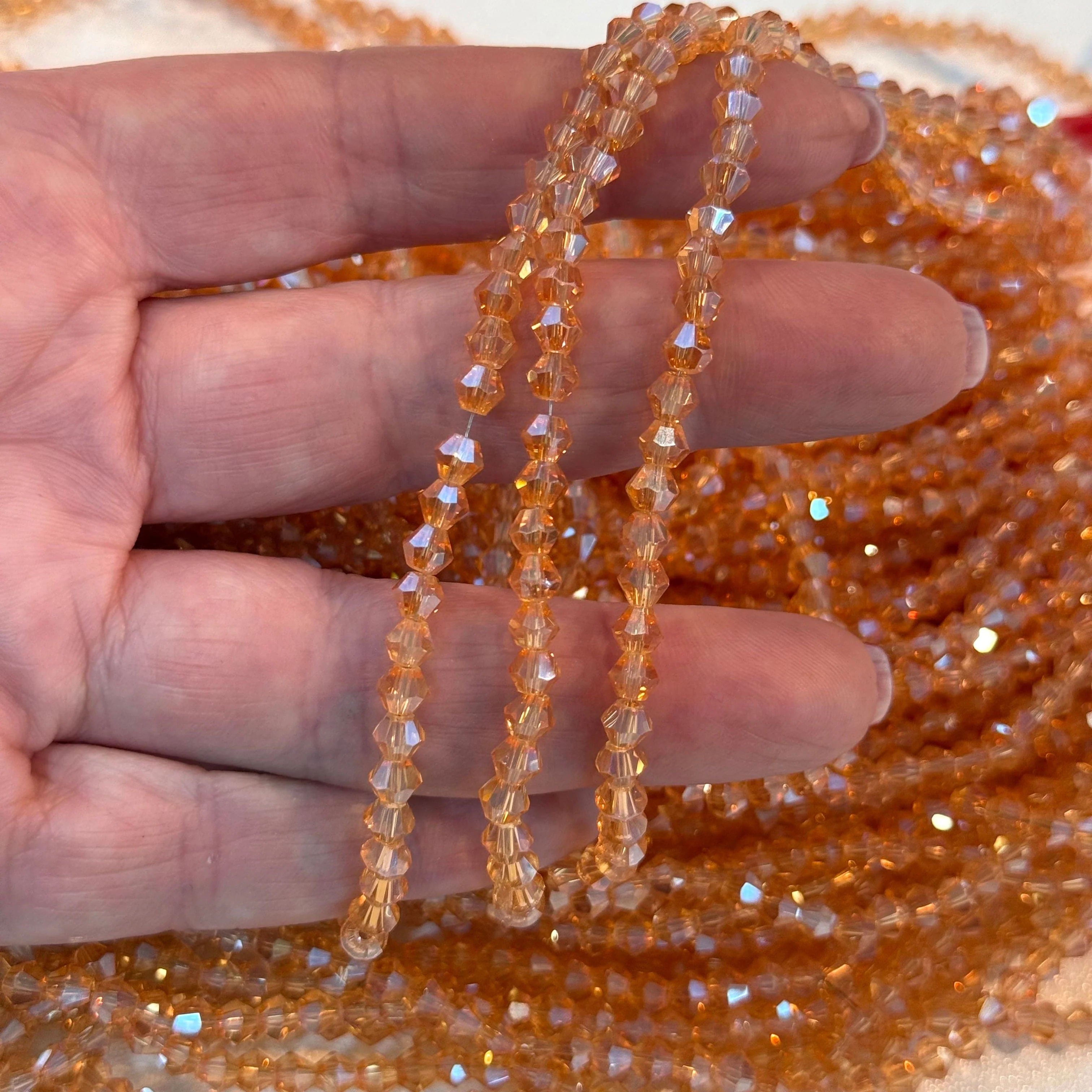 4mm Crystal Bicone Beads, PBC4B56