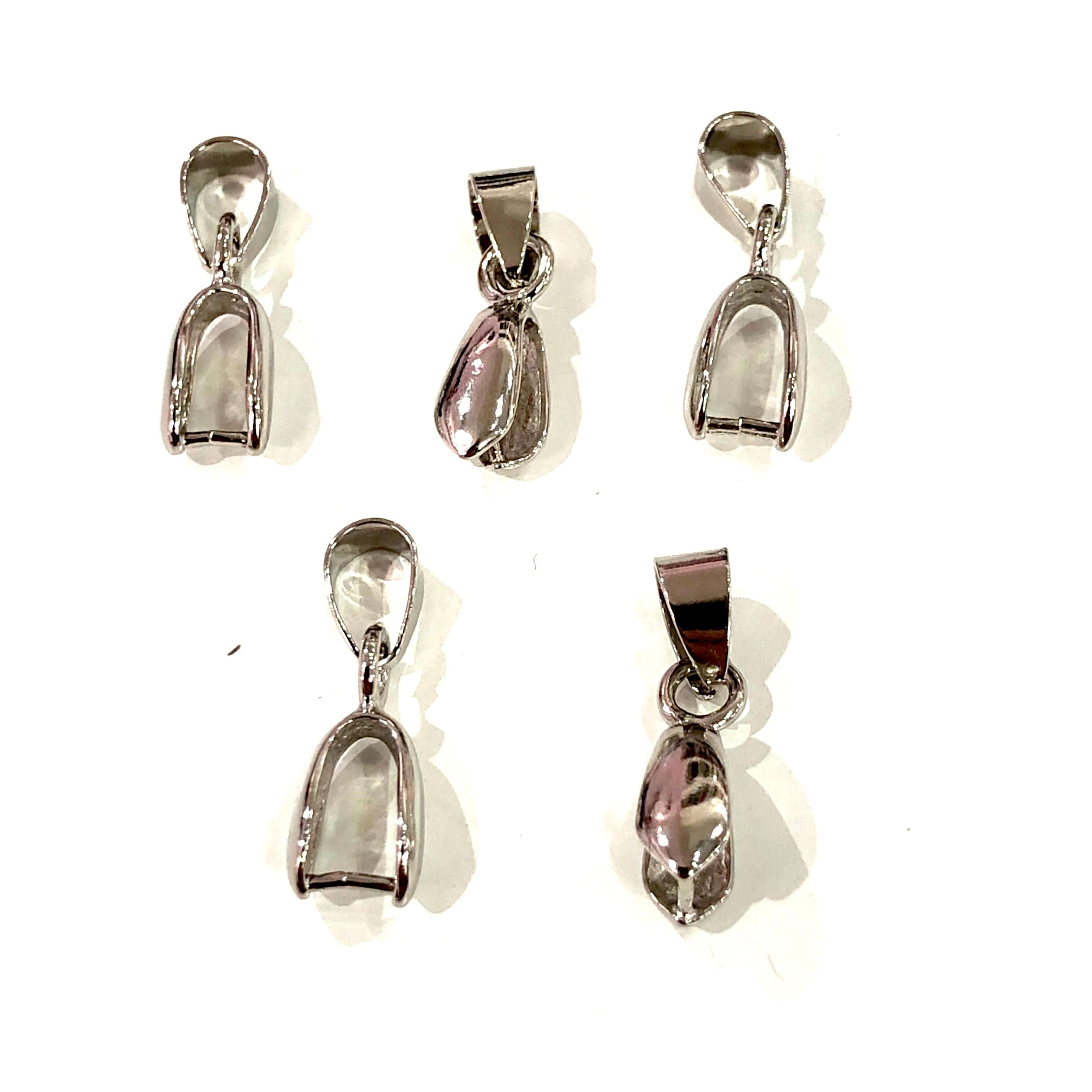 3 x Pinch Bails,Rose Gold Plated, Size 20mm - Image 3