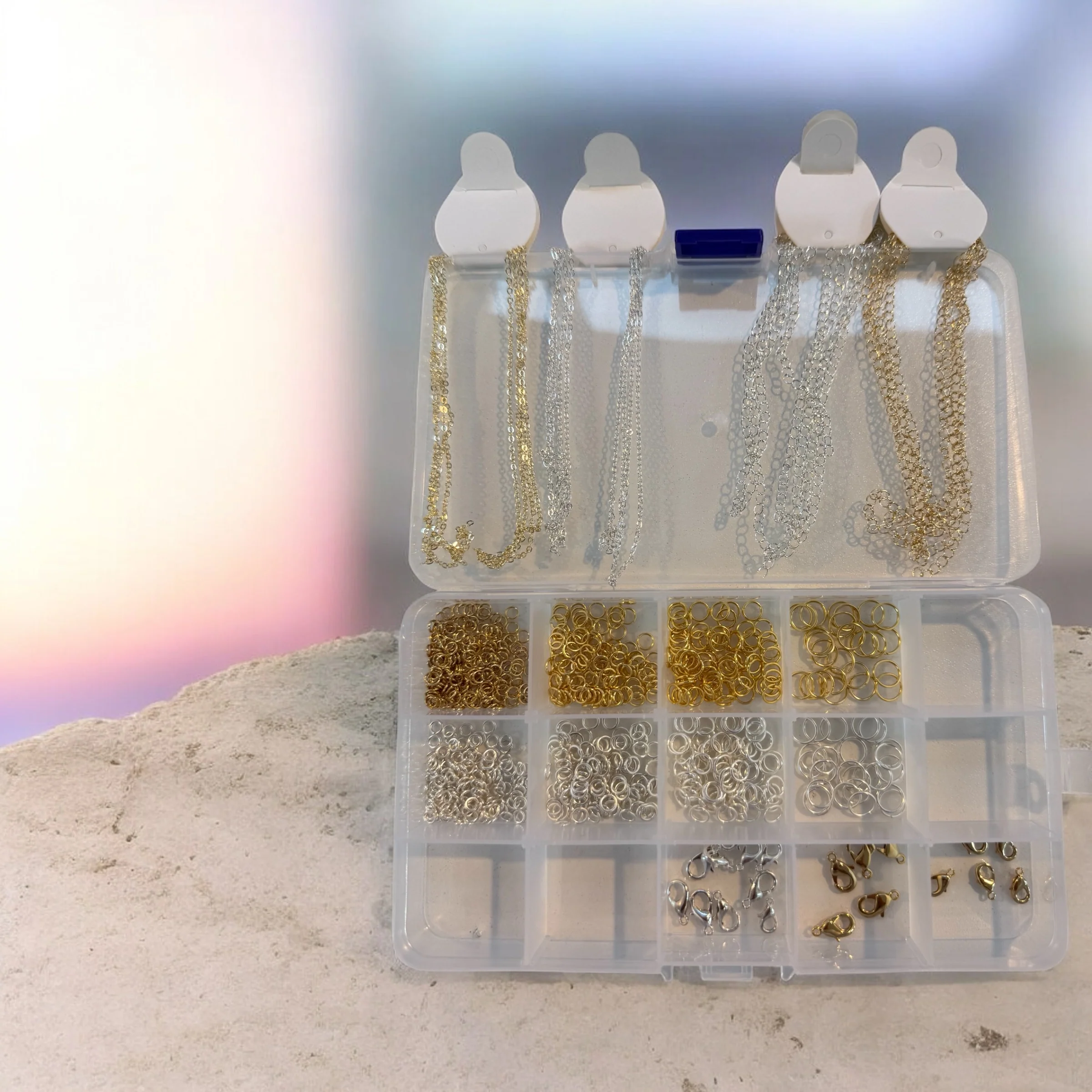 A Premium Jewellery-Making Essentials Findings Kit – Chains & Clasps Edition - Image 3