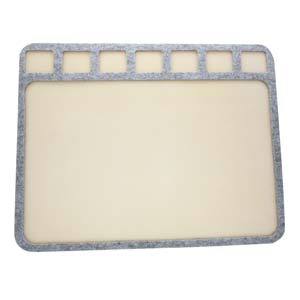 Beadsmith 11X14IN Seed Bead Mat W/ 7 Cavities - Image 2