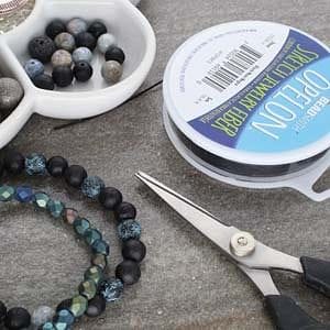 Best Stretch Cord for Bead Bracelets - Opelon 0.7mm Black-25M - Image 2