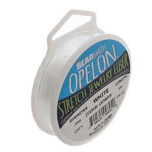 Best Stretch Cord for Bead Bracelets - Opelon 0.7mm White-5M - Image 3