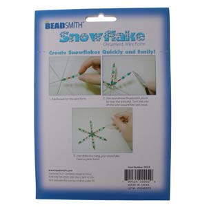 Christmas Snowflake Ornament Wire Form Set 3.75"-9.5cm,Christmas Decoration DIY Kit - Image 4