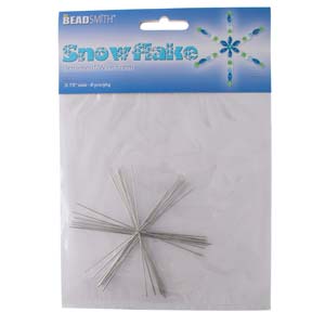 Christmas Snowflake Ornament Wire Form Set 9"-23cm,Christmas Decoration DIY Kit - Image 7