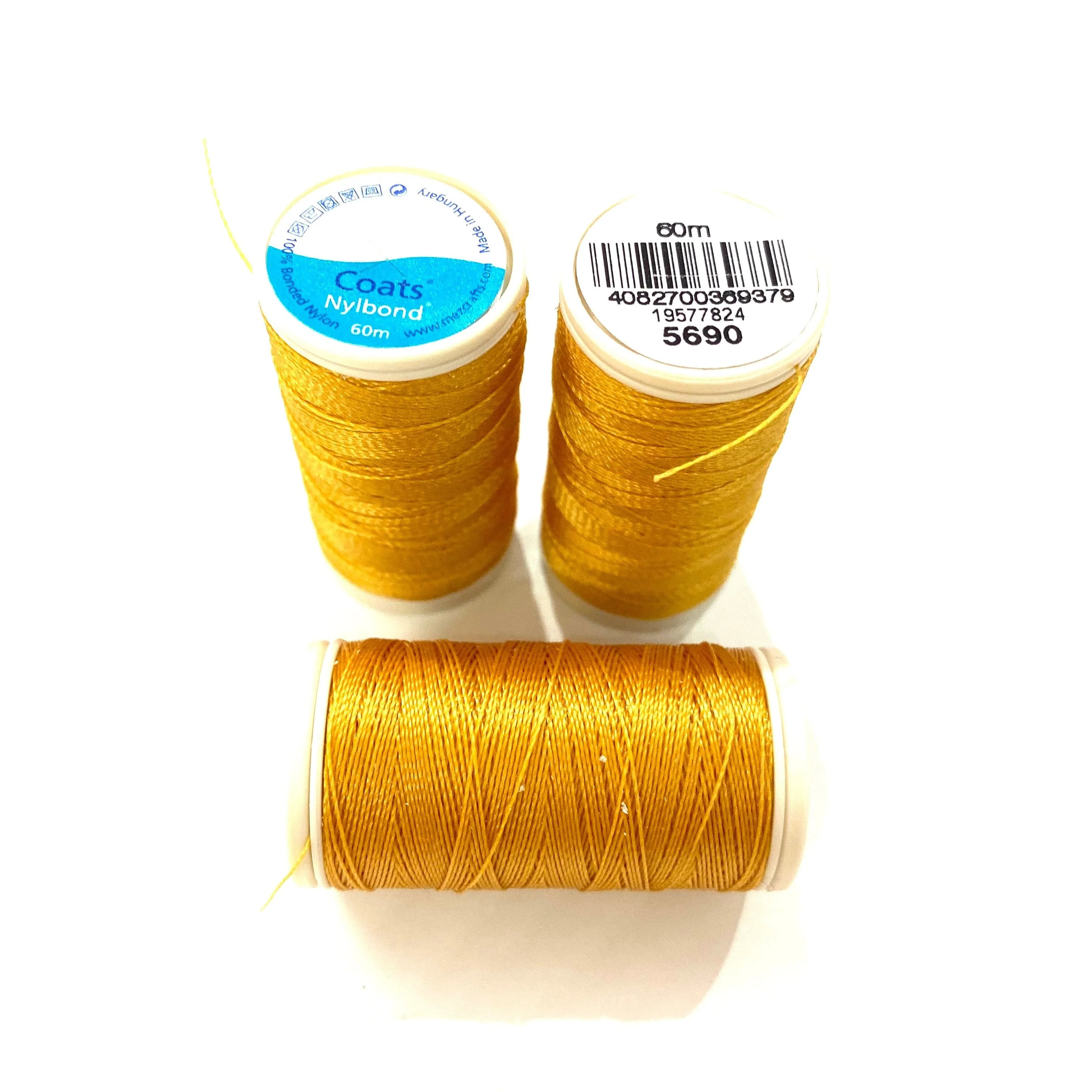 Coats, Nylbond extra strong beading thread | 60mt | gold 5690