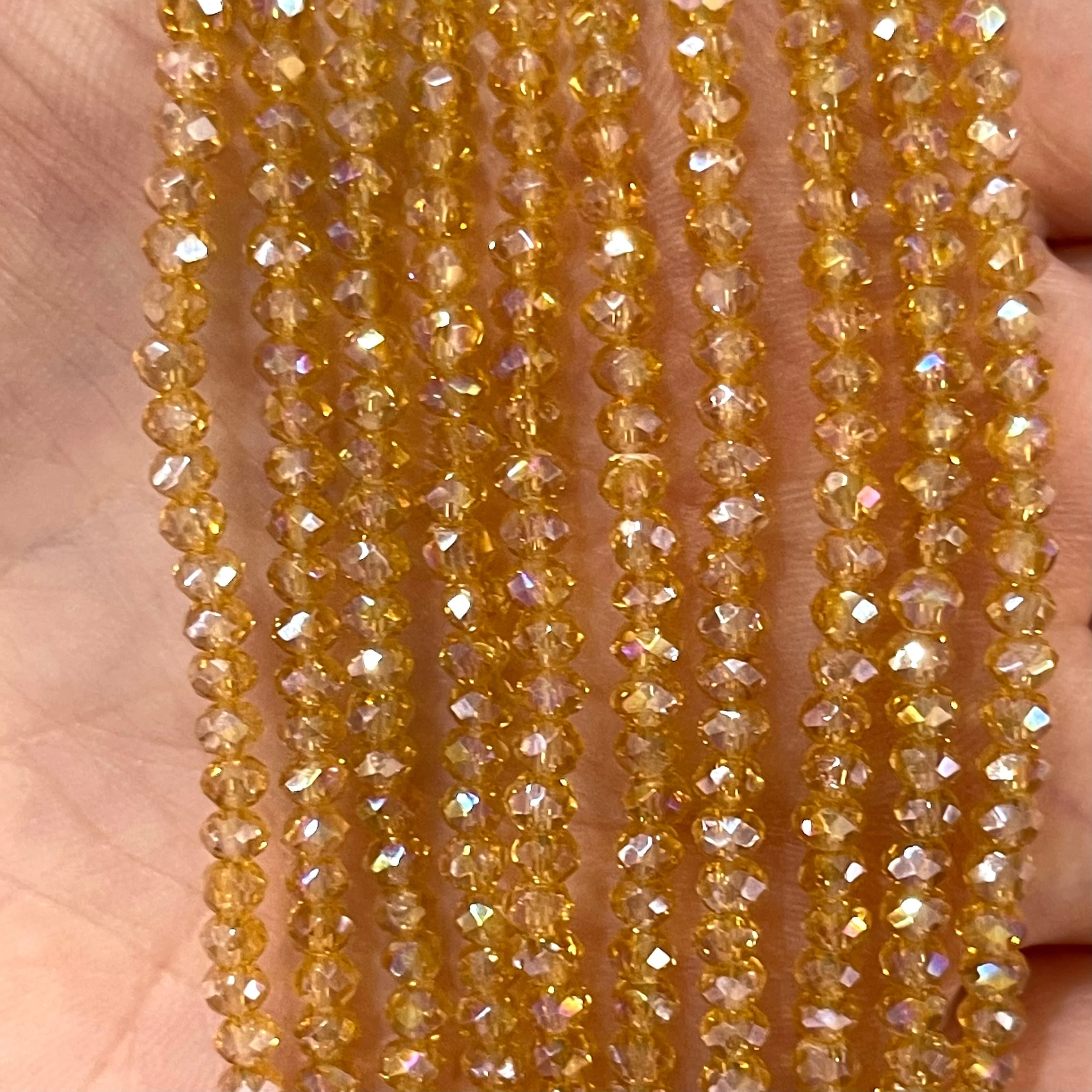 Crystal faceted rondelle 3mm Beads,PBC3C53