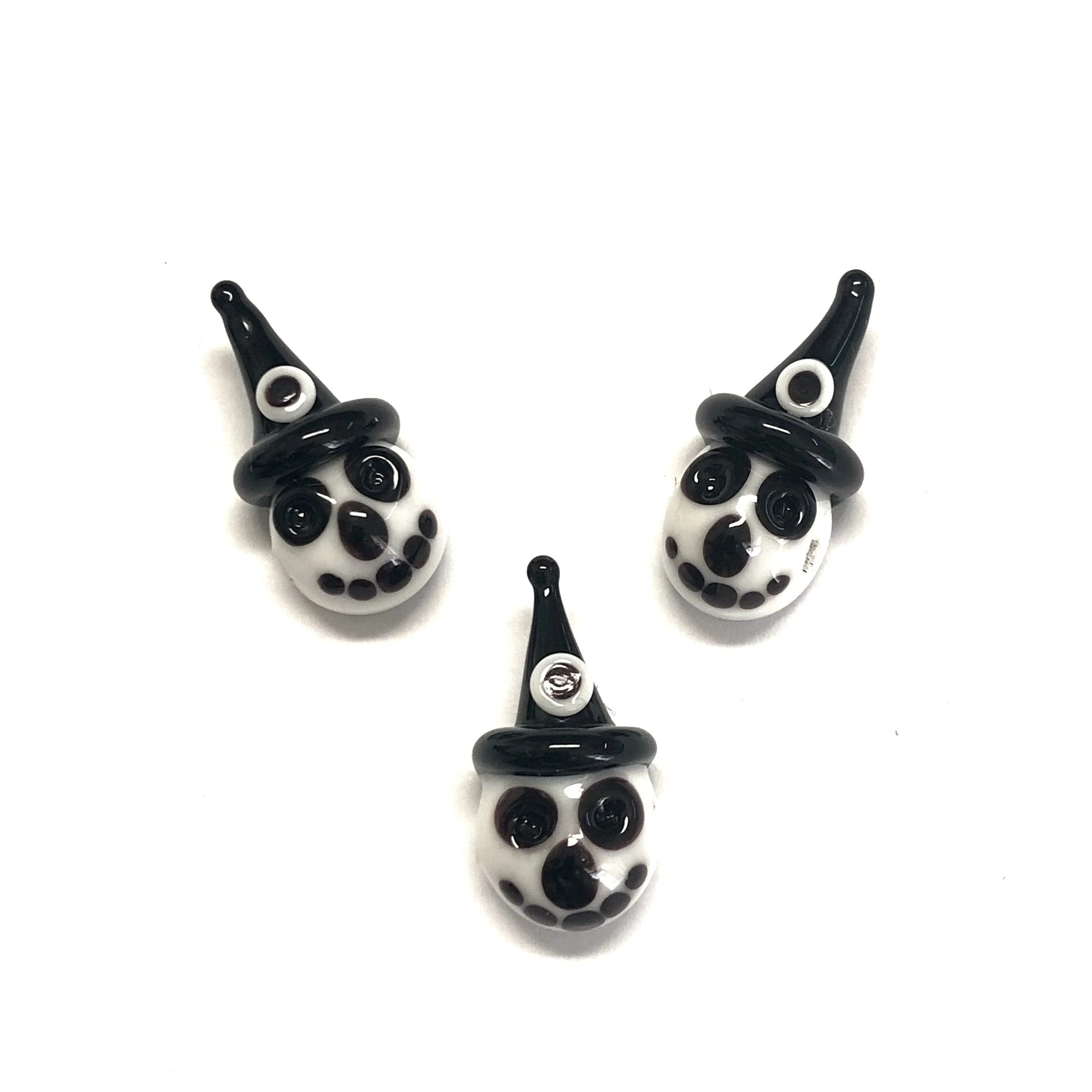 Halloween Ghost Hand Made Murano Glass Charm - Image 2
