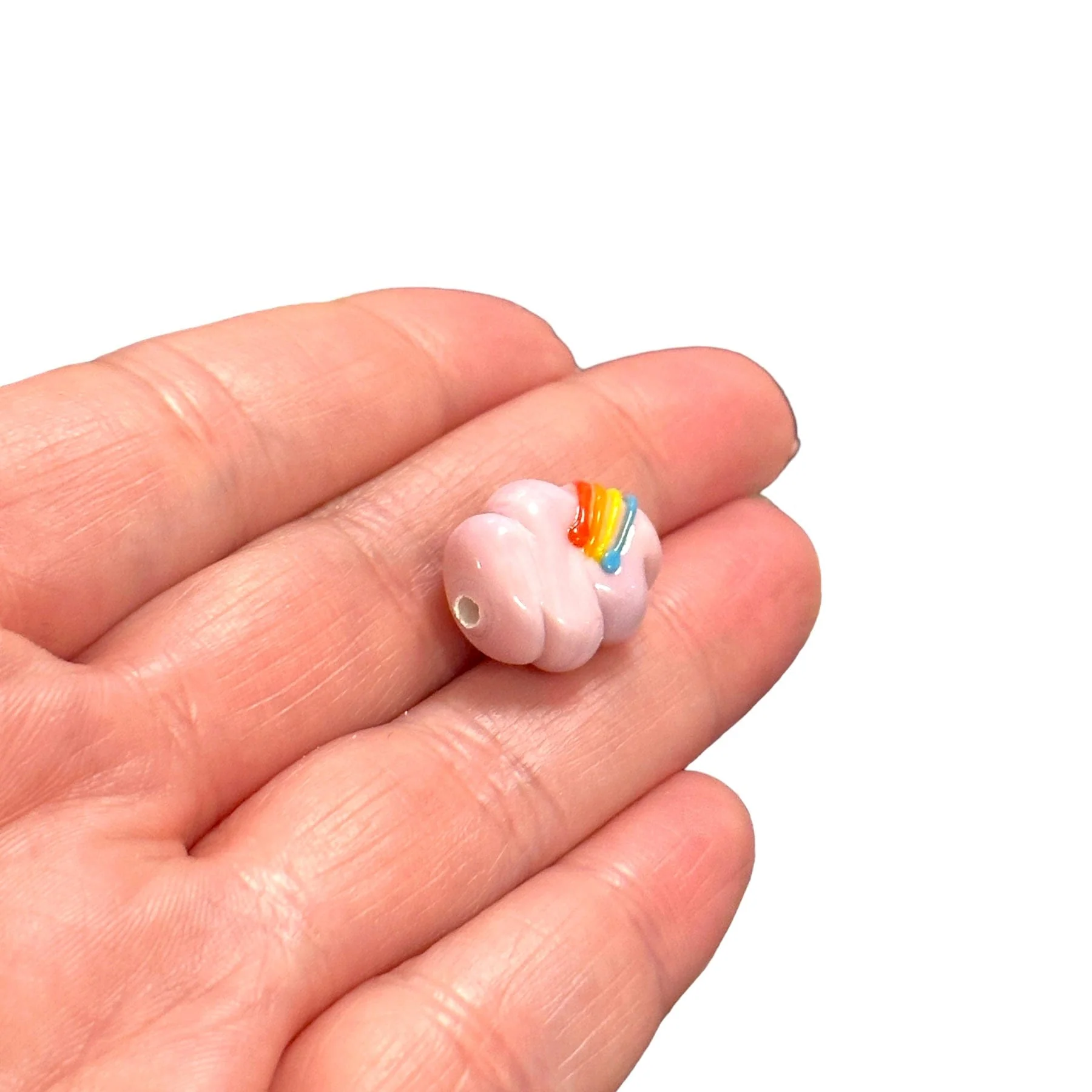 Hand Made Murano Glass Cloud Charm - Image 2