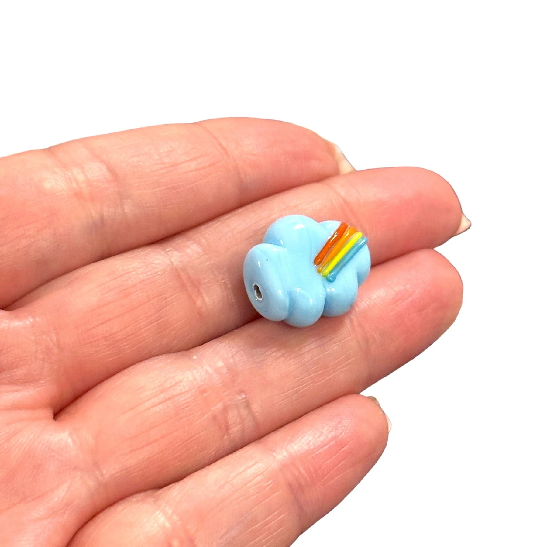 Hand Made Murano Glass Cloud Charm - Image 2