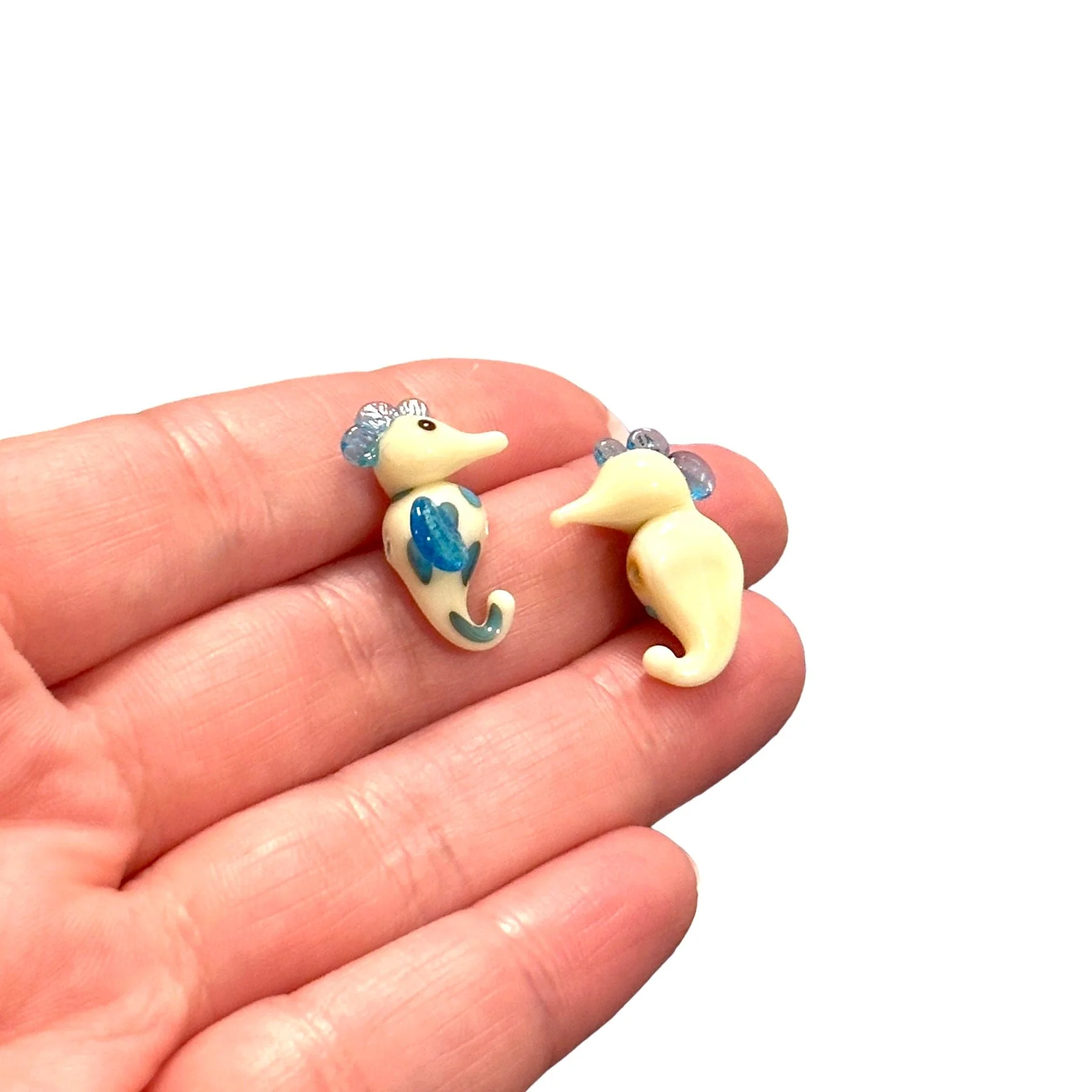 Hand Made Murano Glass Seahorse Charm - Image 2