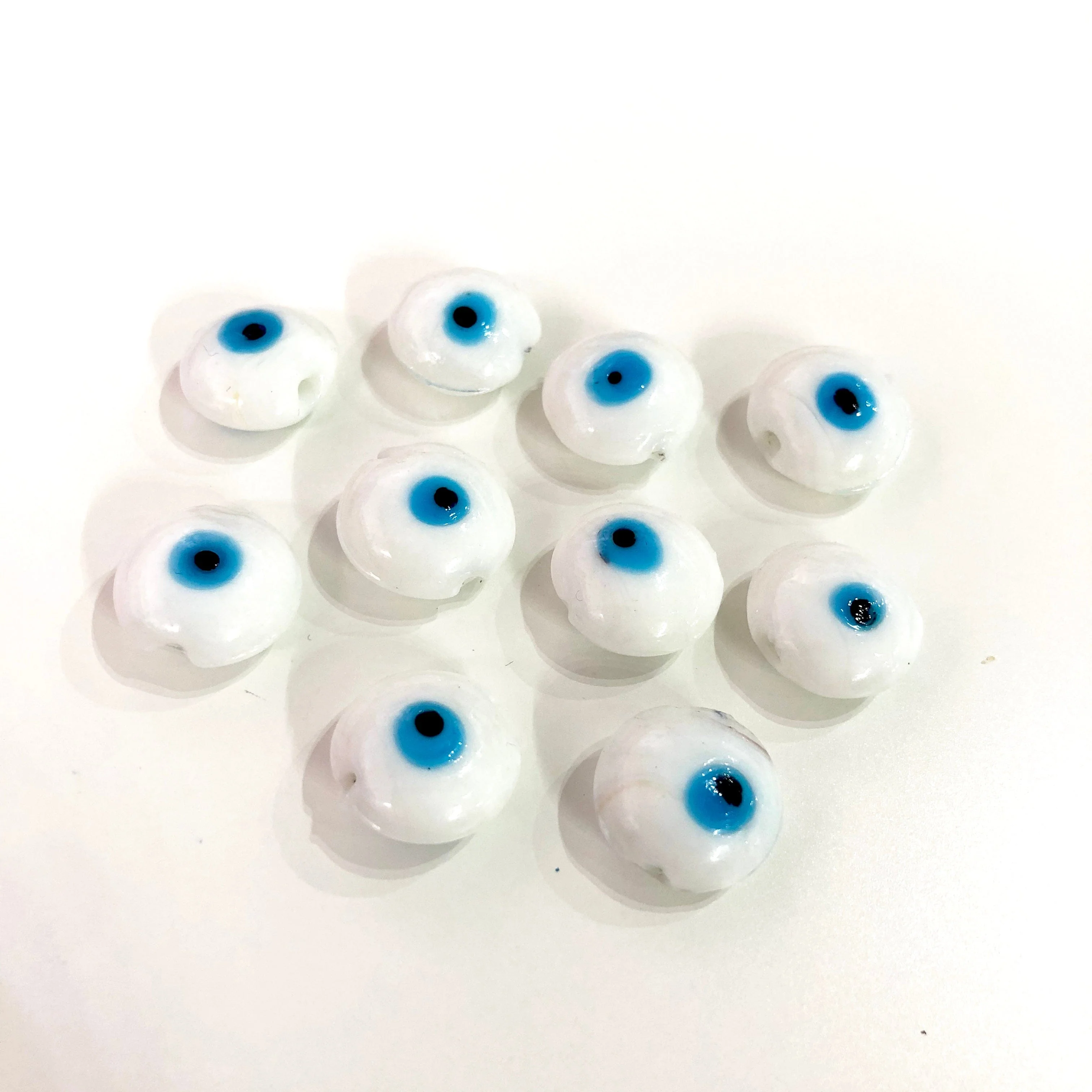 Handmade Evil Eye Beads - Murano Glass Evil Eye Beads - Lamp Work Turkish Evil Eye Beads - Murano Lampwork Turkish Evil Eye - Image 5
