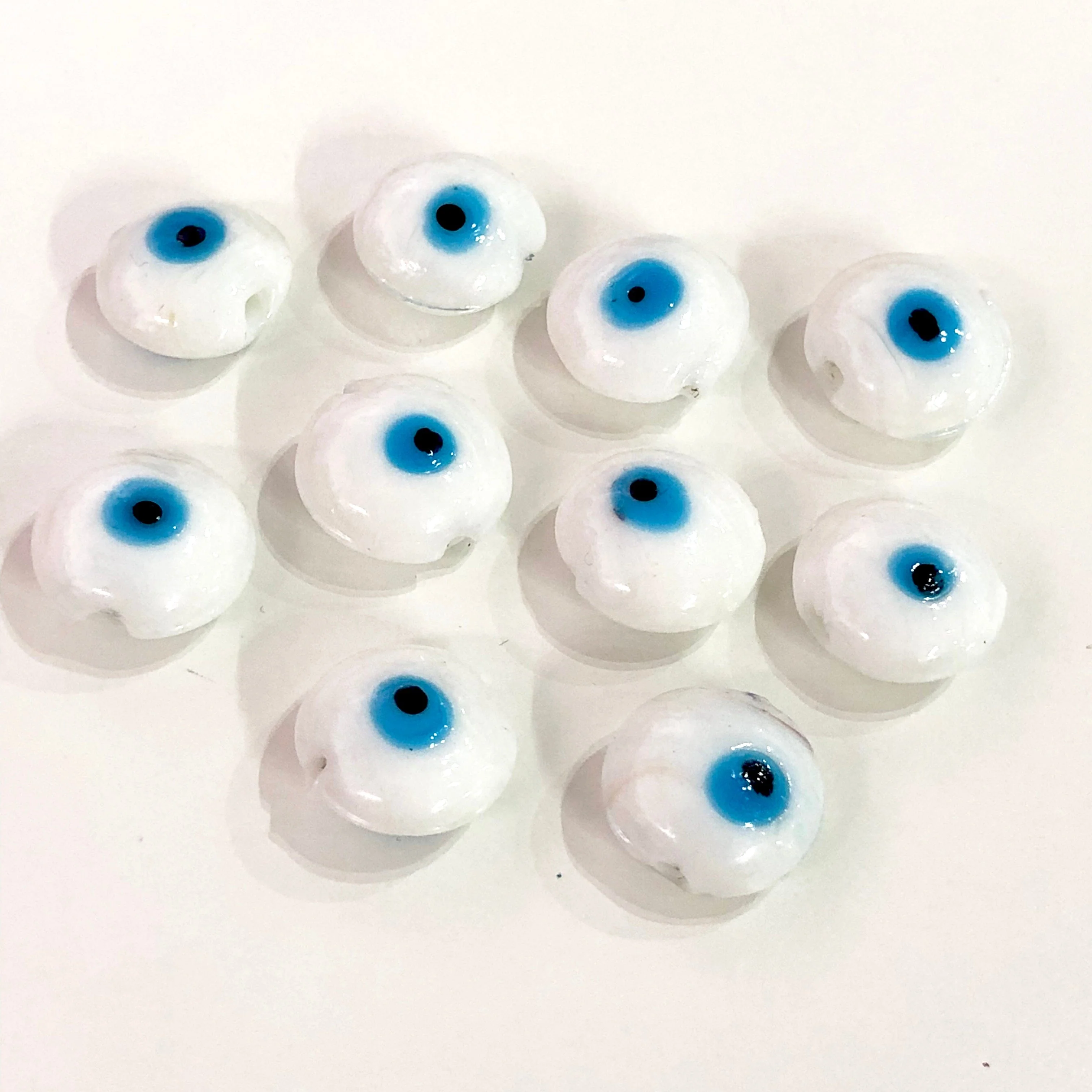 Handmade Evil Eye Beads - Murano Glass Evil Eye Beads - Lamp Work Turkish Evil Eye Beads - Murano Lampwork Turkish Evil Eye - Image 6