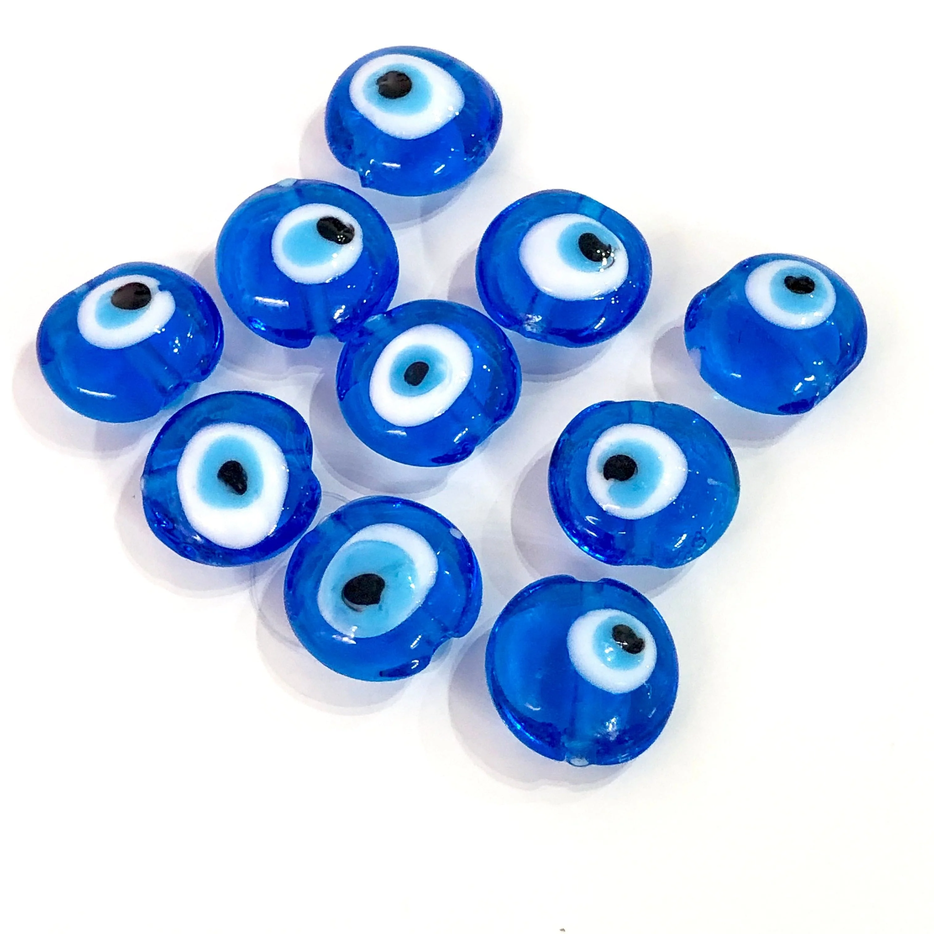 Handmade Evil Eye Beads - Murano Glass Evil Eye Beads - Lamp Work Turkish Evil Eye Beads - Murano Lampwork Turkish Evil Eye - Image 8