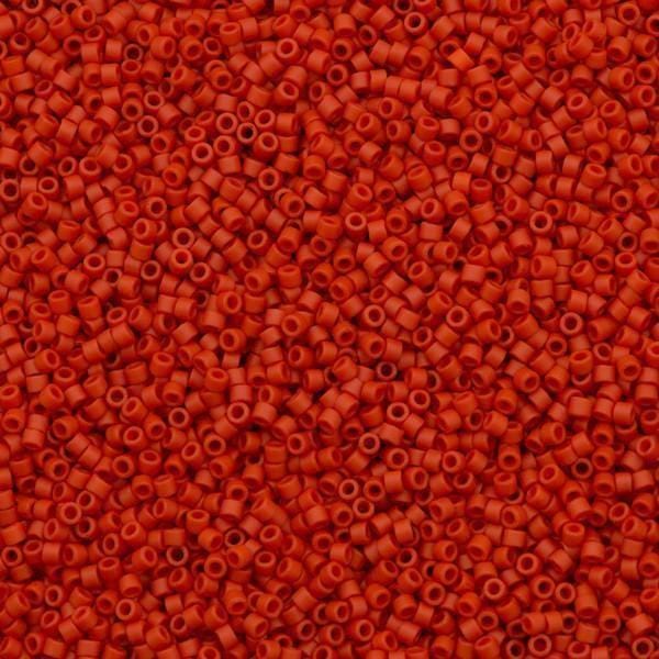 DB0795 Dyed Opaque Vermillion Matte, Miyuki Delica 11/0