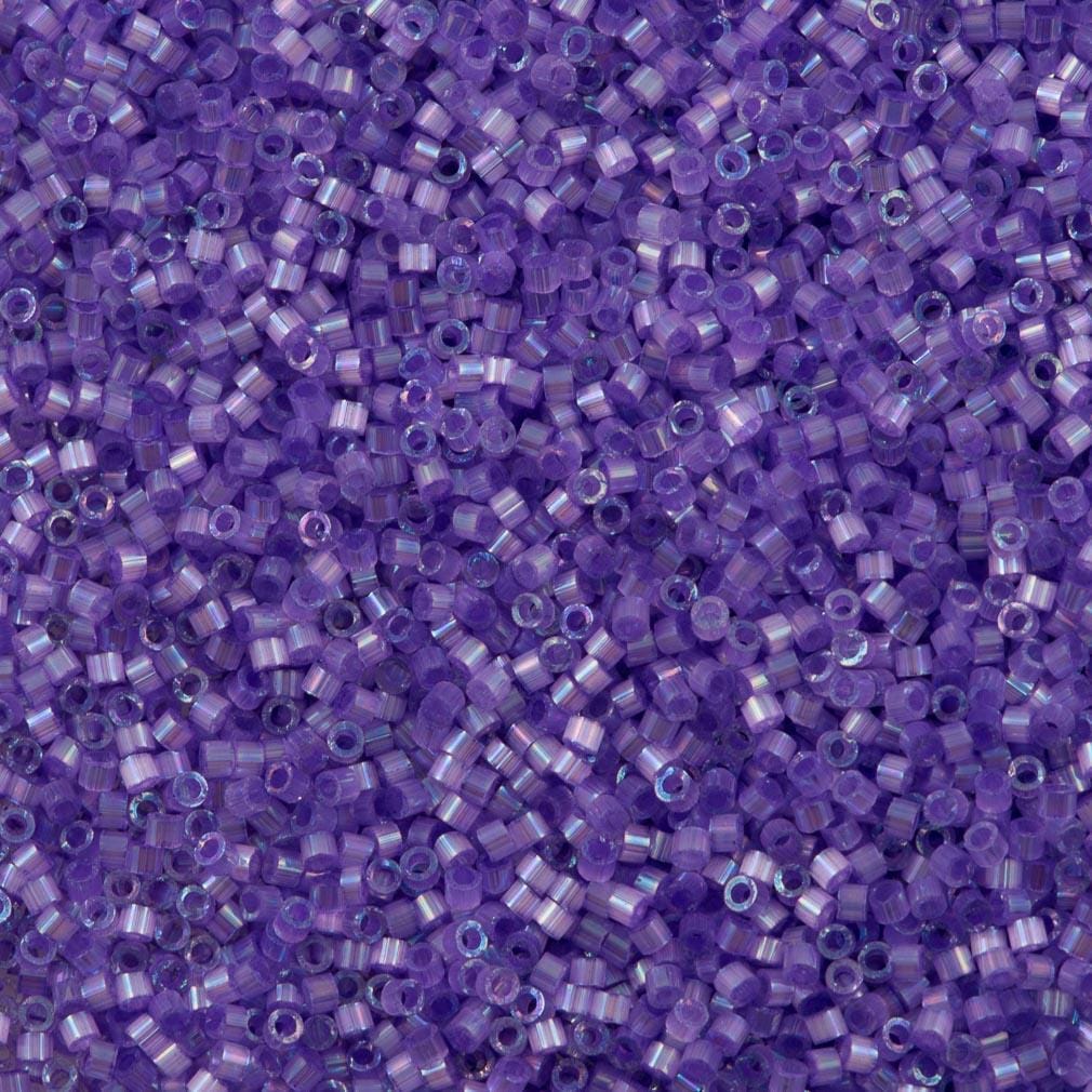 DB1868 - Silk Inside Dyed Lilac AB,  Miyuki Delica 11/0