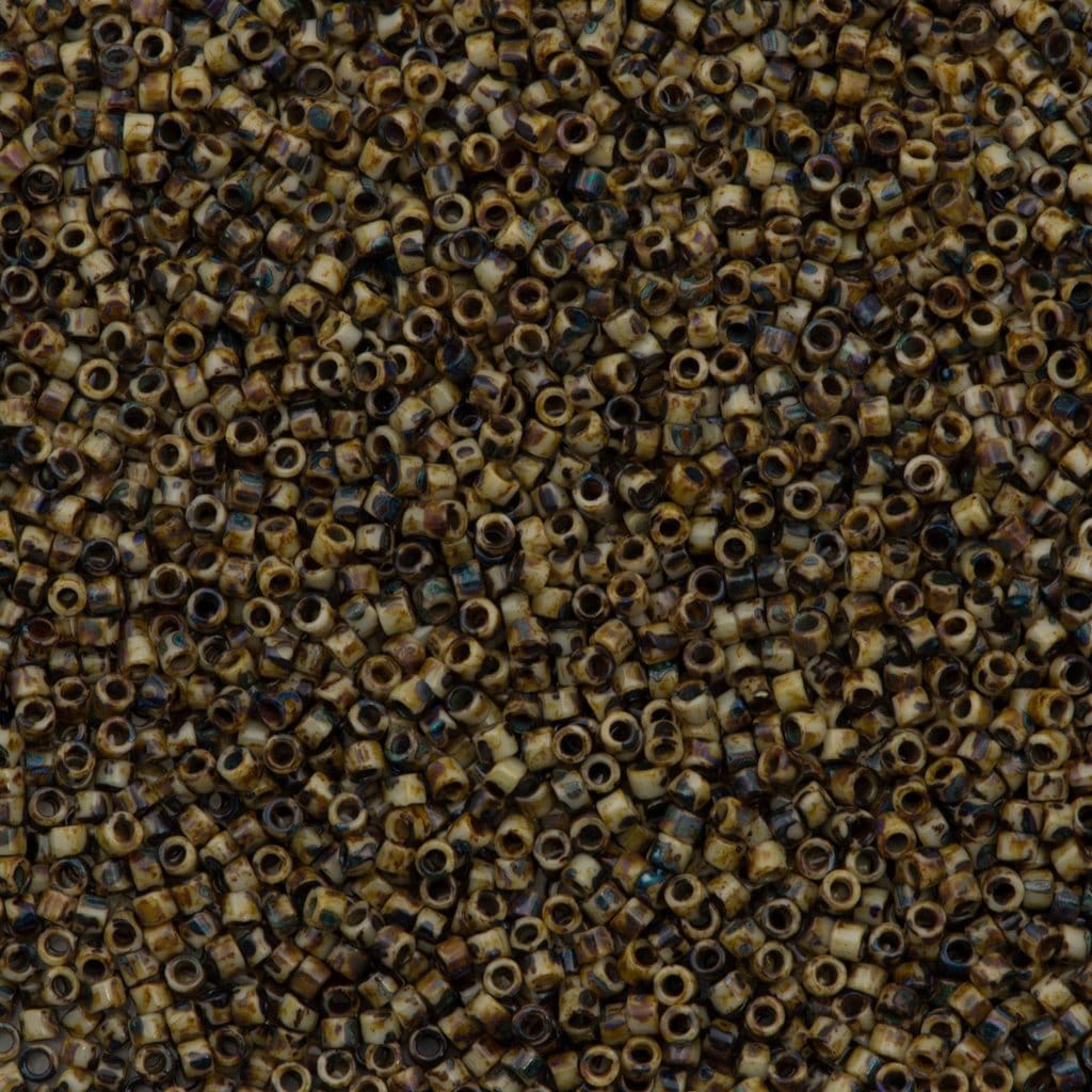 DB2267 Opaque Brown Picasso, Miyuki Delica 11/0