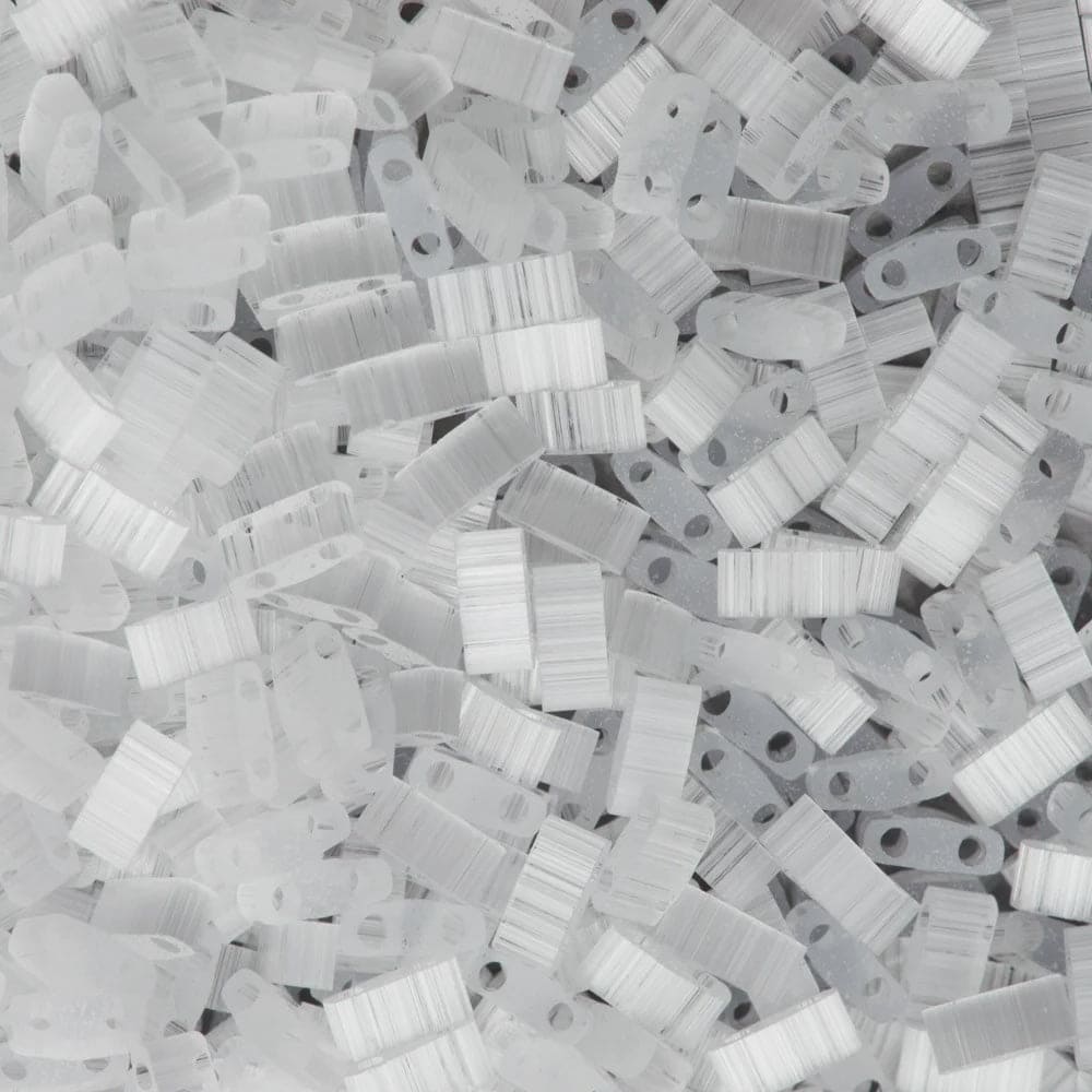 Miyuki Half Tila Beads HTL0037 Crystal Silk Satin,