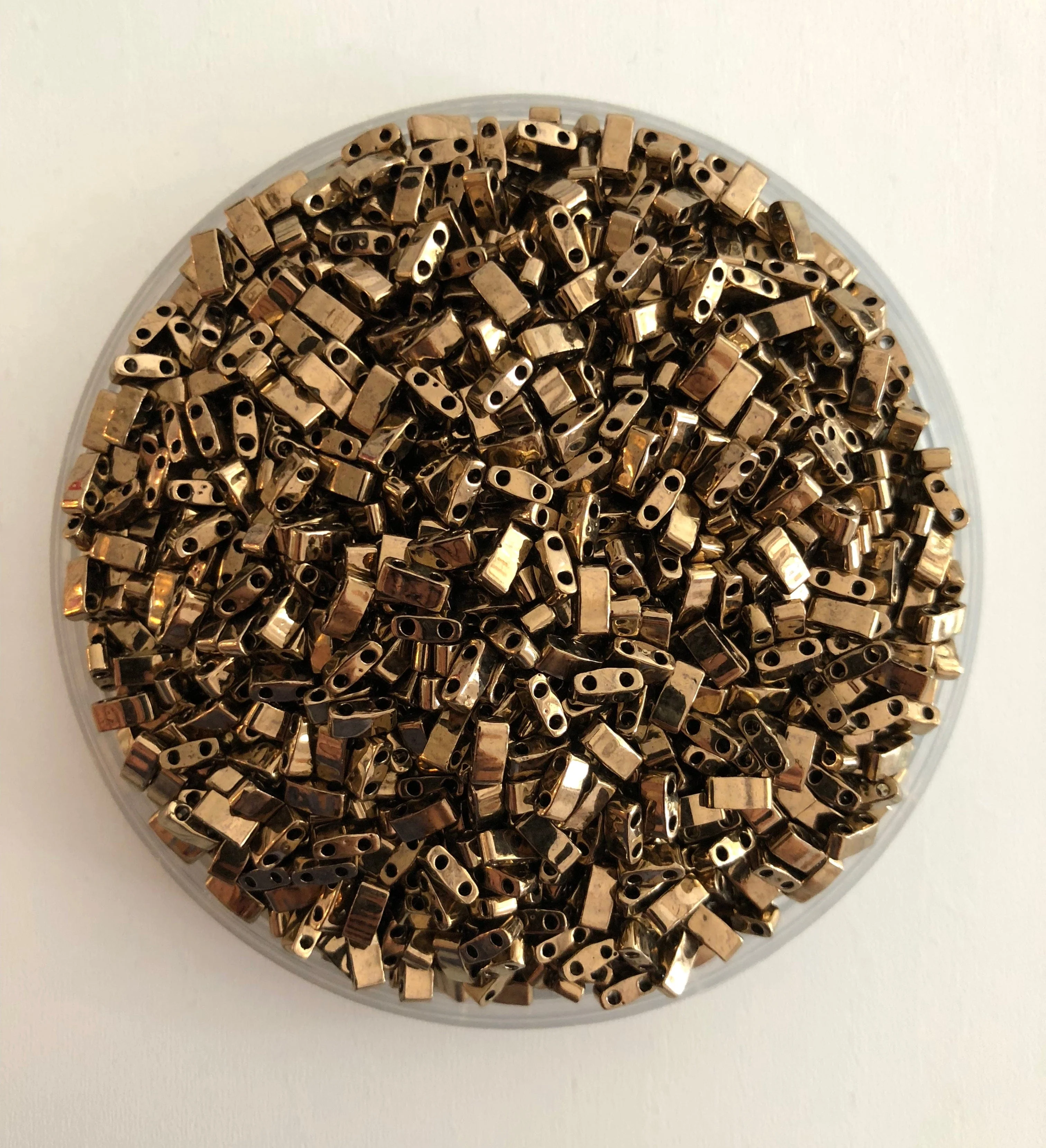 Miyuki Half Tila Beads HTL0457 Metallic Dk Bronze, - Image 2
