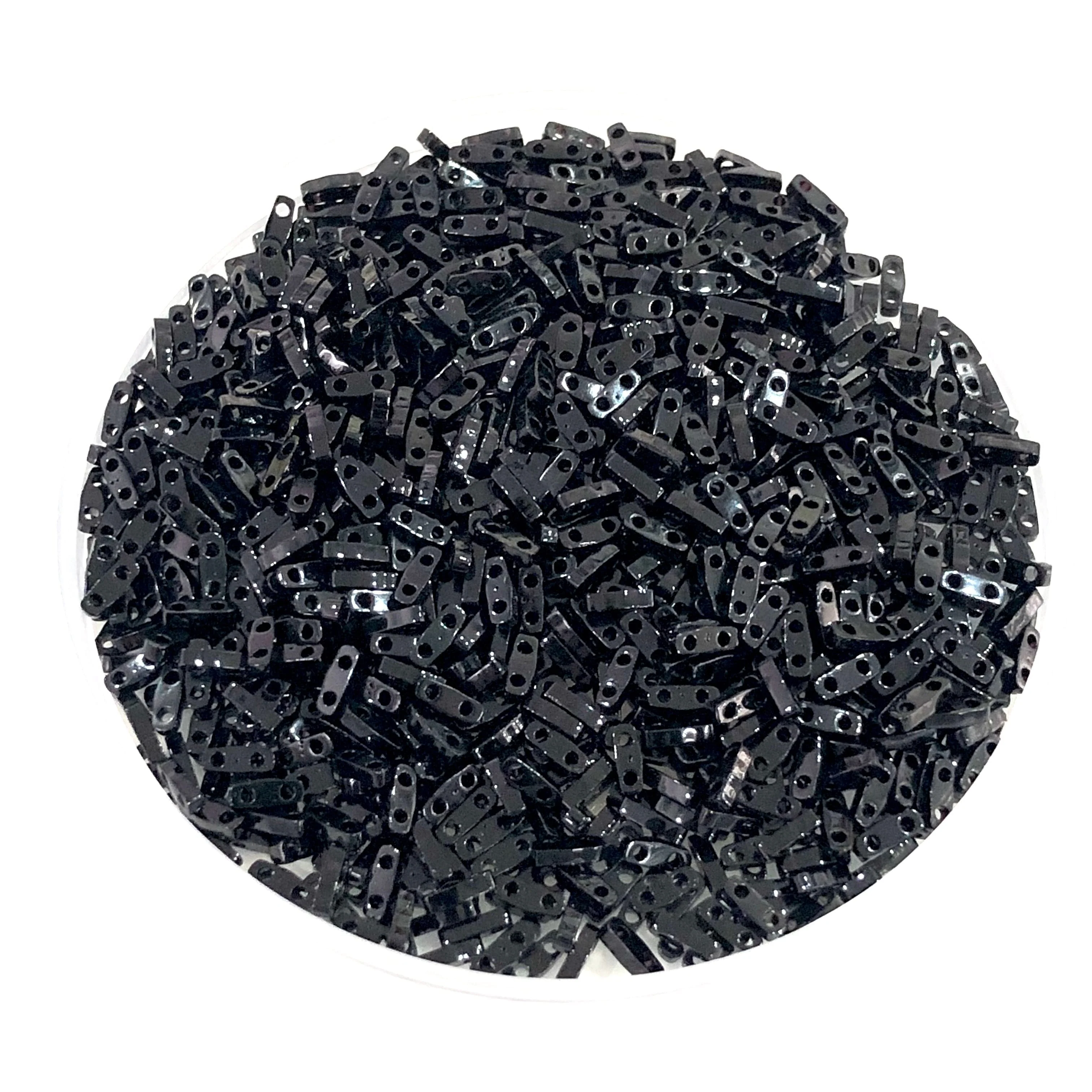 Miyuki Quarter Tila Beads 0401 Black, - Image 2