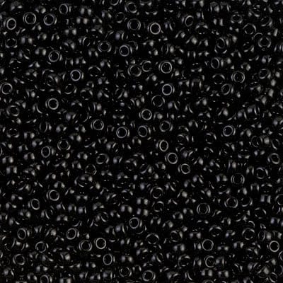 Miyuki Seed Beads 11/0 Black, 0401