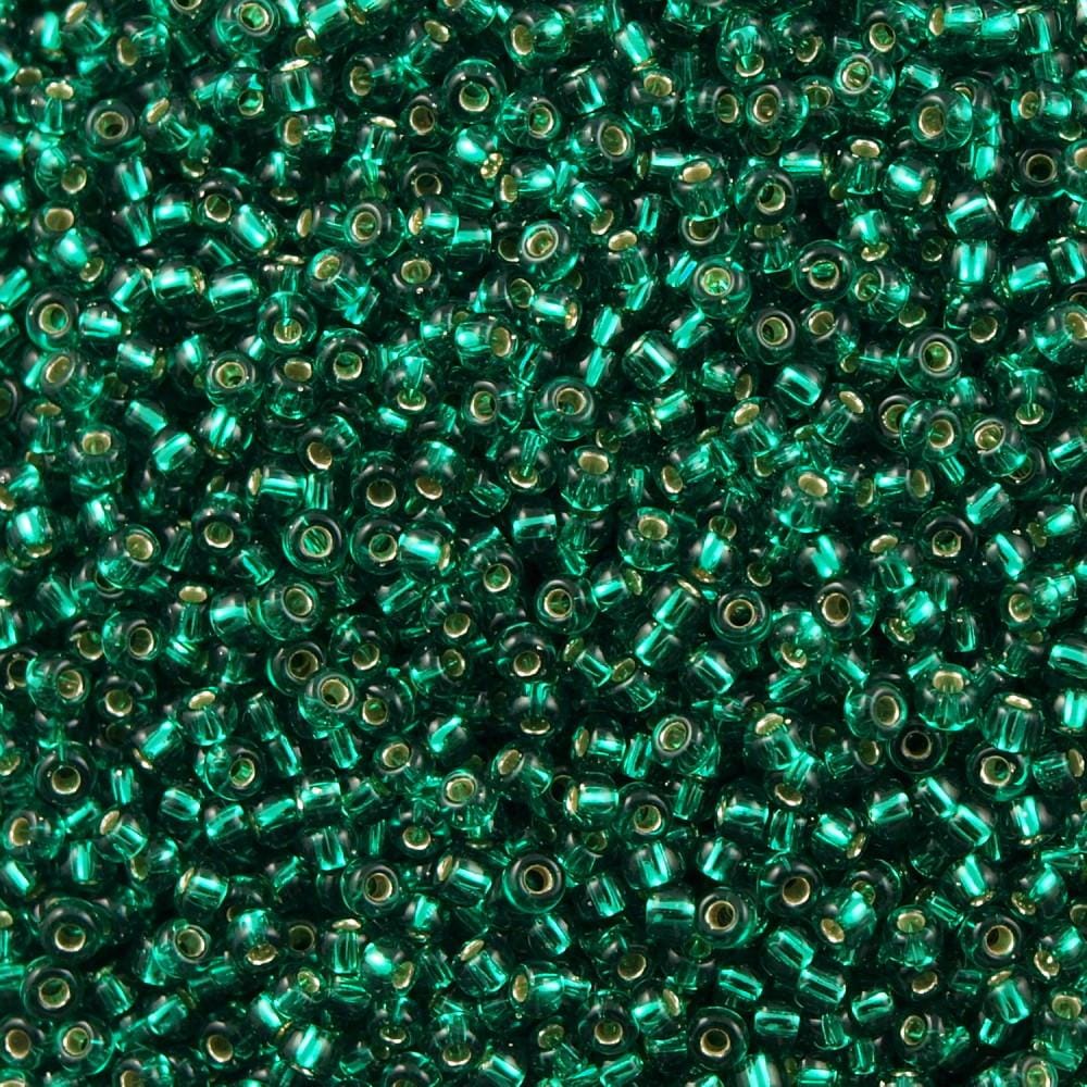Miyuki Seed Beads 11/0 Emerald Silver Lined , 0017-NEW!!!