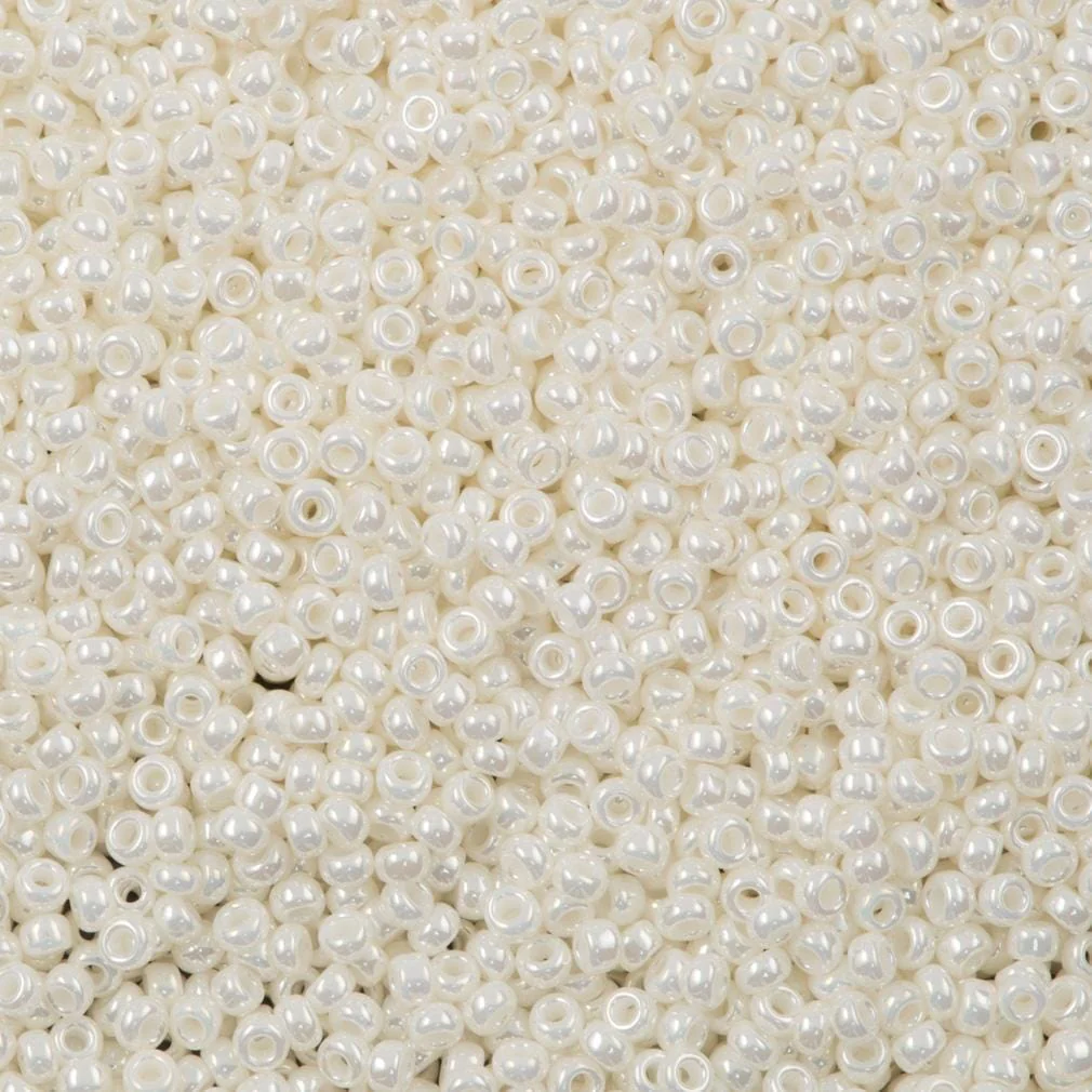 Miyuki Seed Beads 11/0 Ivory Pearl Ceylon , 0591