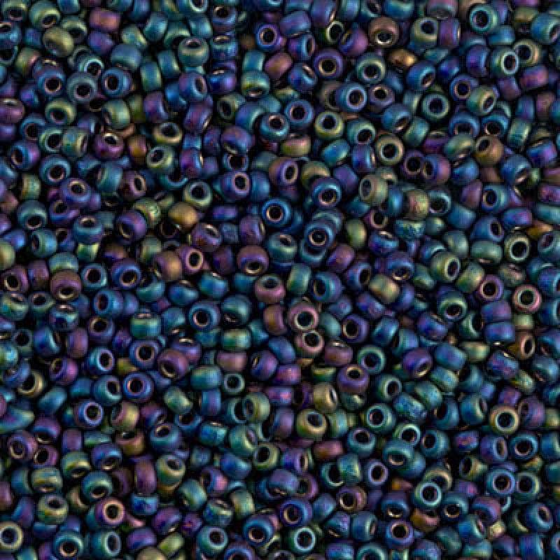 Miyuki Seed Beads 11/0 Matted Multi Iris ,0401FR-NEW!!!