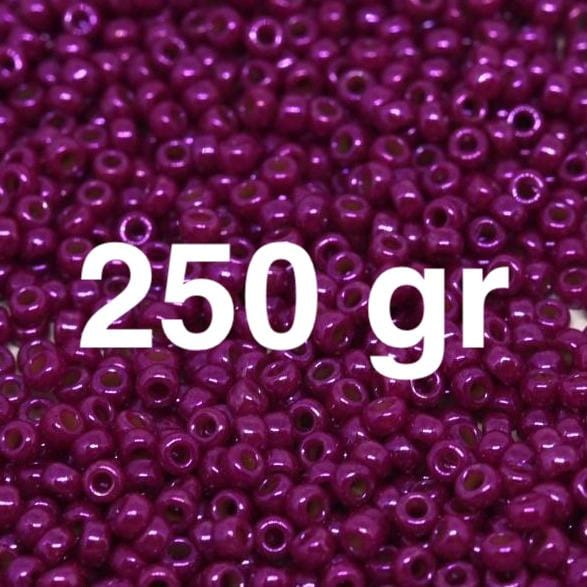 Miyuki Seed Beads 11/0 Opaque Fuchsia Luster , 1465L - Image 4