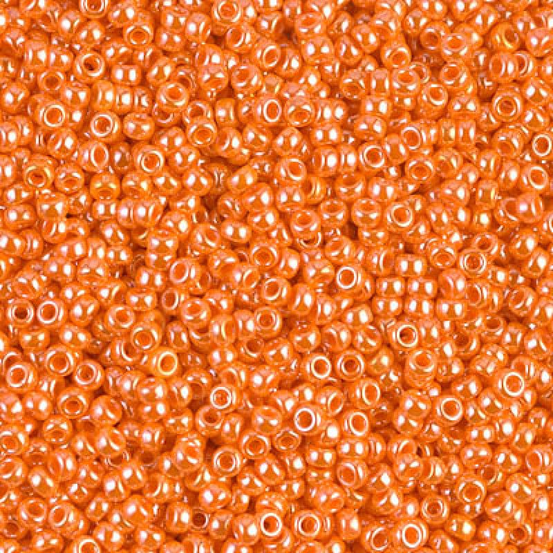 Miyuki Seed Beads 11/0 Opaque Lt.Orange Luster ,0423-NEW!!!