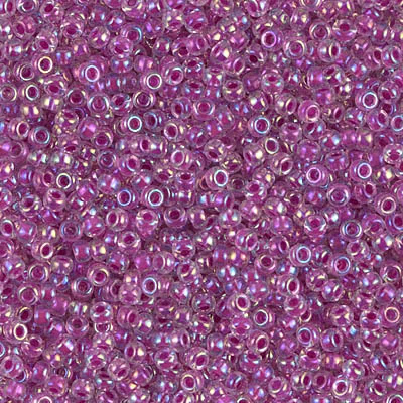 Miyuki Seed Beads 11/0 Raspberry Lined Crystal AB  ,0264-NEW!!!