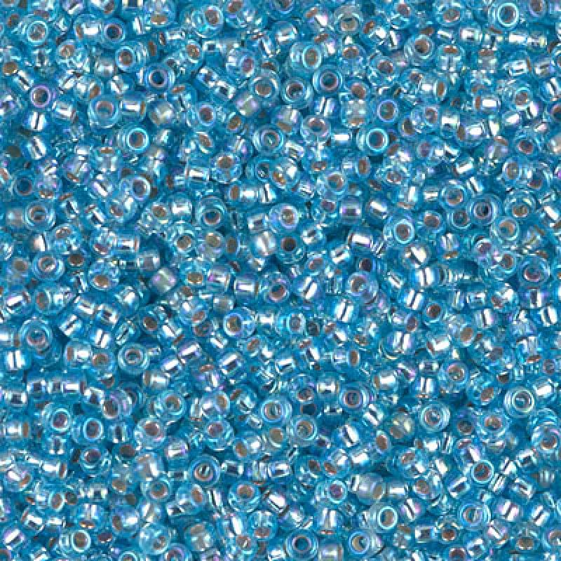 Miyuki Seed Beads 11/0 Silver Lined Aqua AB,1018