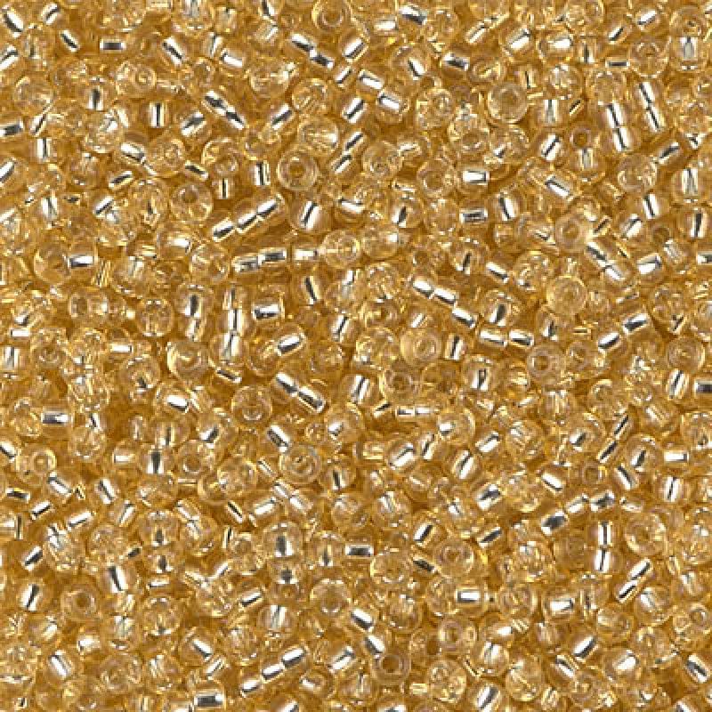 Miyuki Seed Beads 11/0 Silver Lined Lt. Gold, 0002