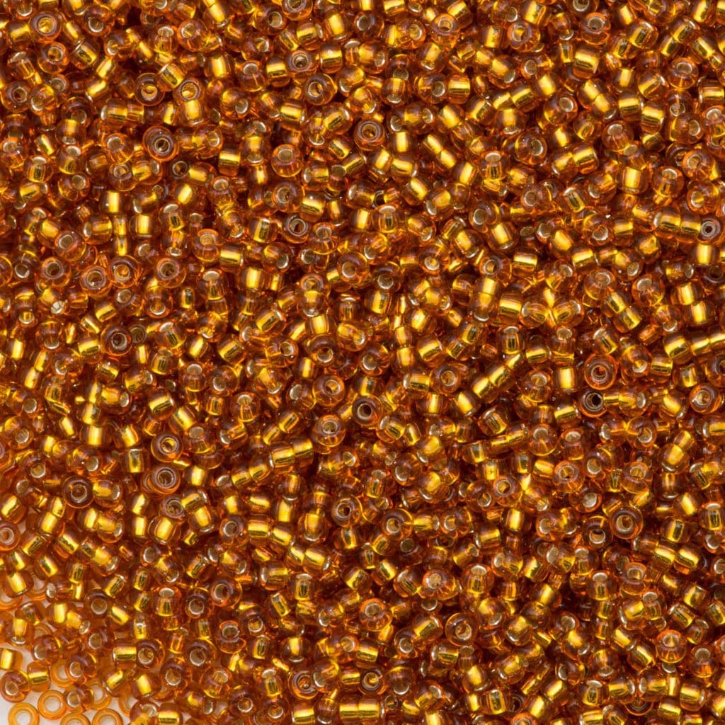 Miyuki Seed Beads 11/0 Silver Lined Topaz, 2422-NEW!!!