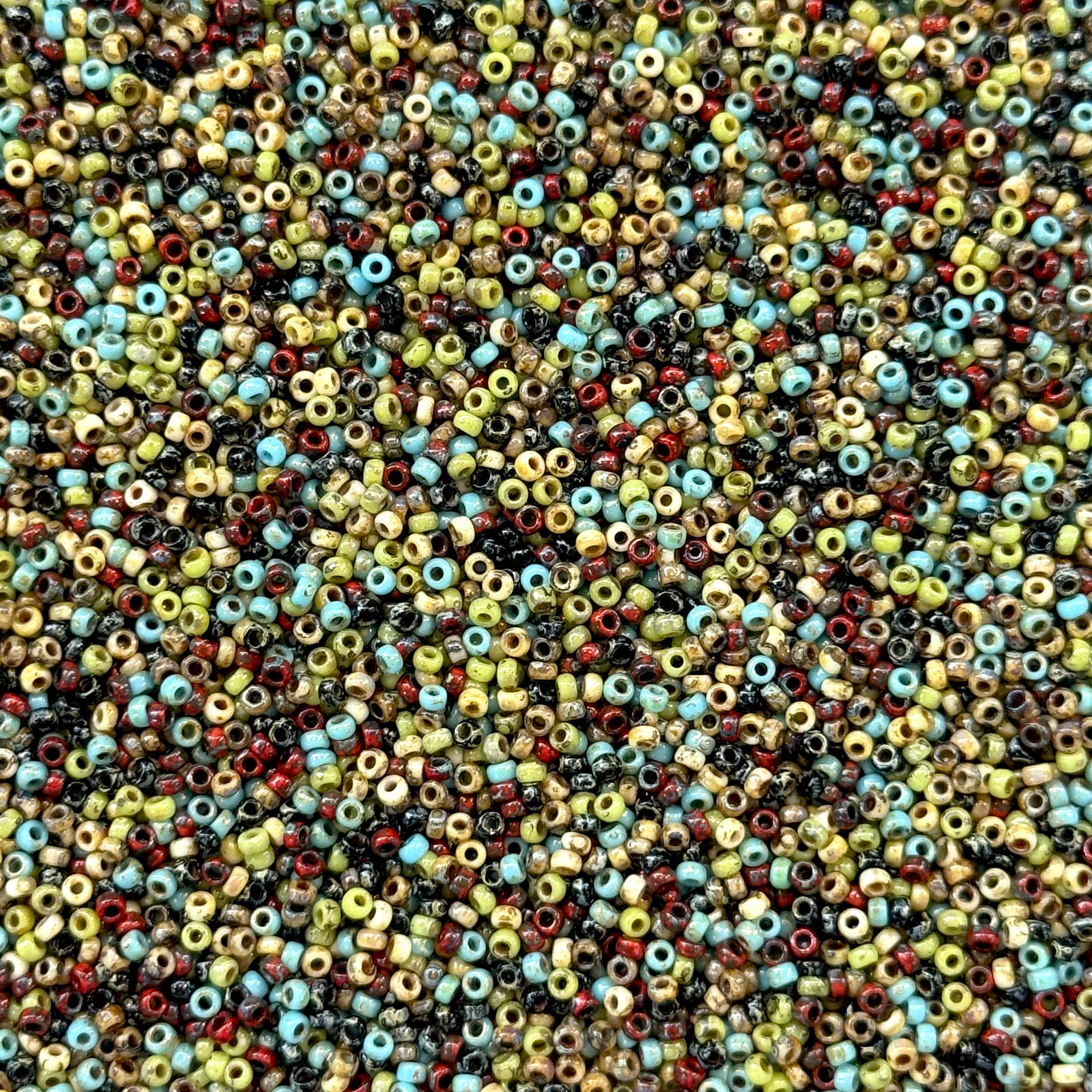 Miyuki Seed Beads 15/0,  Picasso Harmony Ensemble Mix, 5 Gr