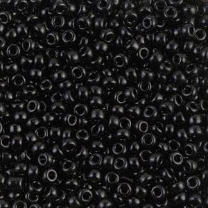 Miyuki Seed Beads 8/0 Black,0401