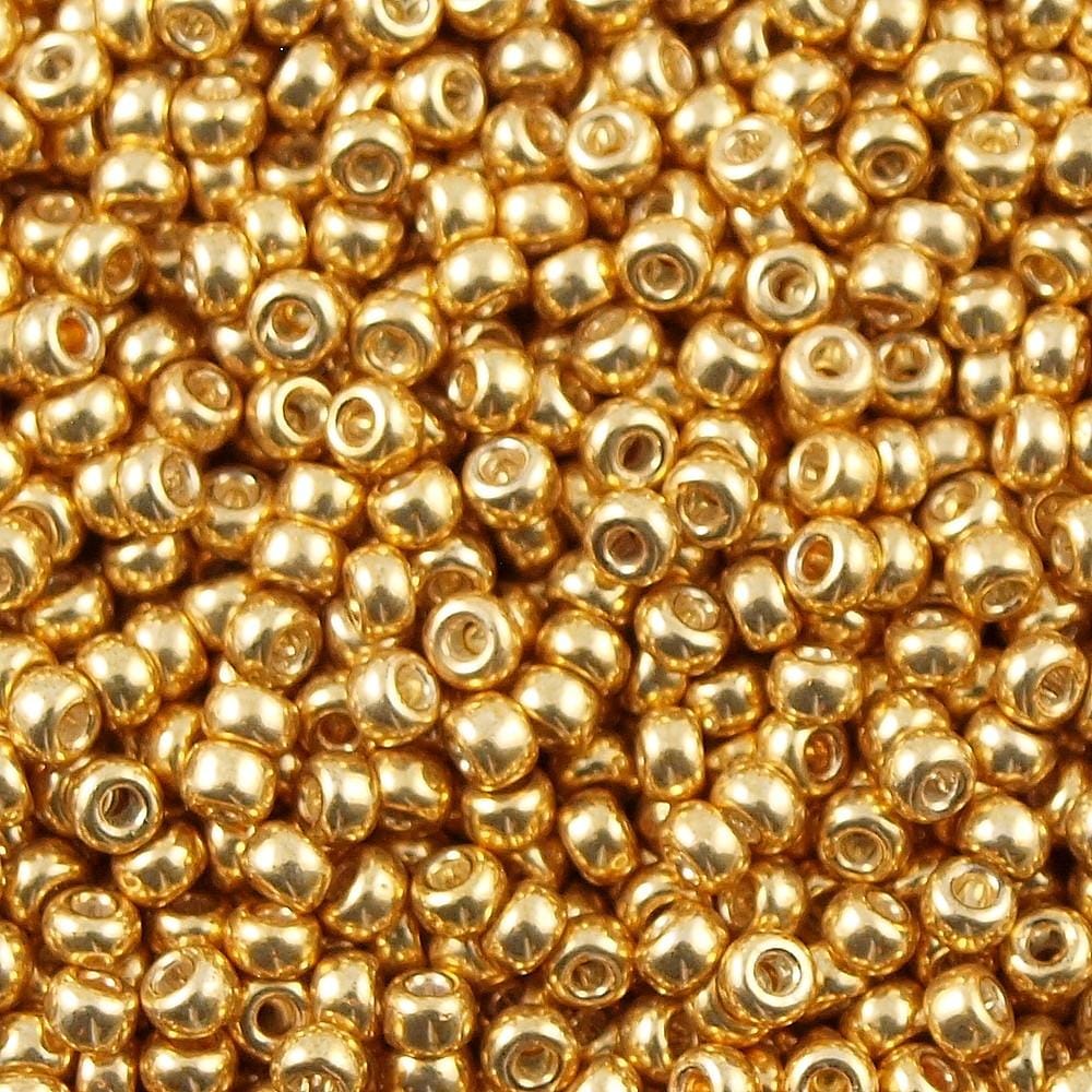 Miyuki Seed Beads 8/0 Galvanized Gold, 1052