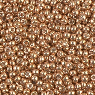 Miyuki Seed Beads 8/0 Galvanized Yellow Gold, 1053(0182)