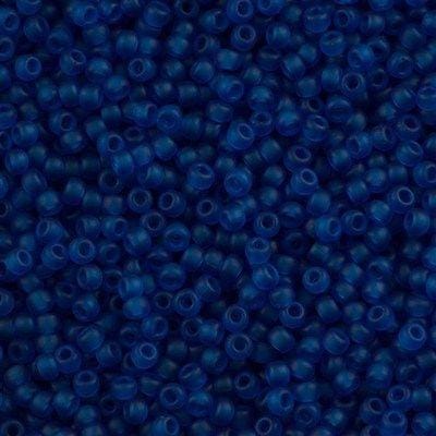 Miyuki Seed Beads 8/0 Matte Transparent Capri Blue, 0149F