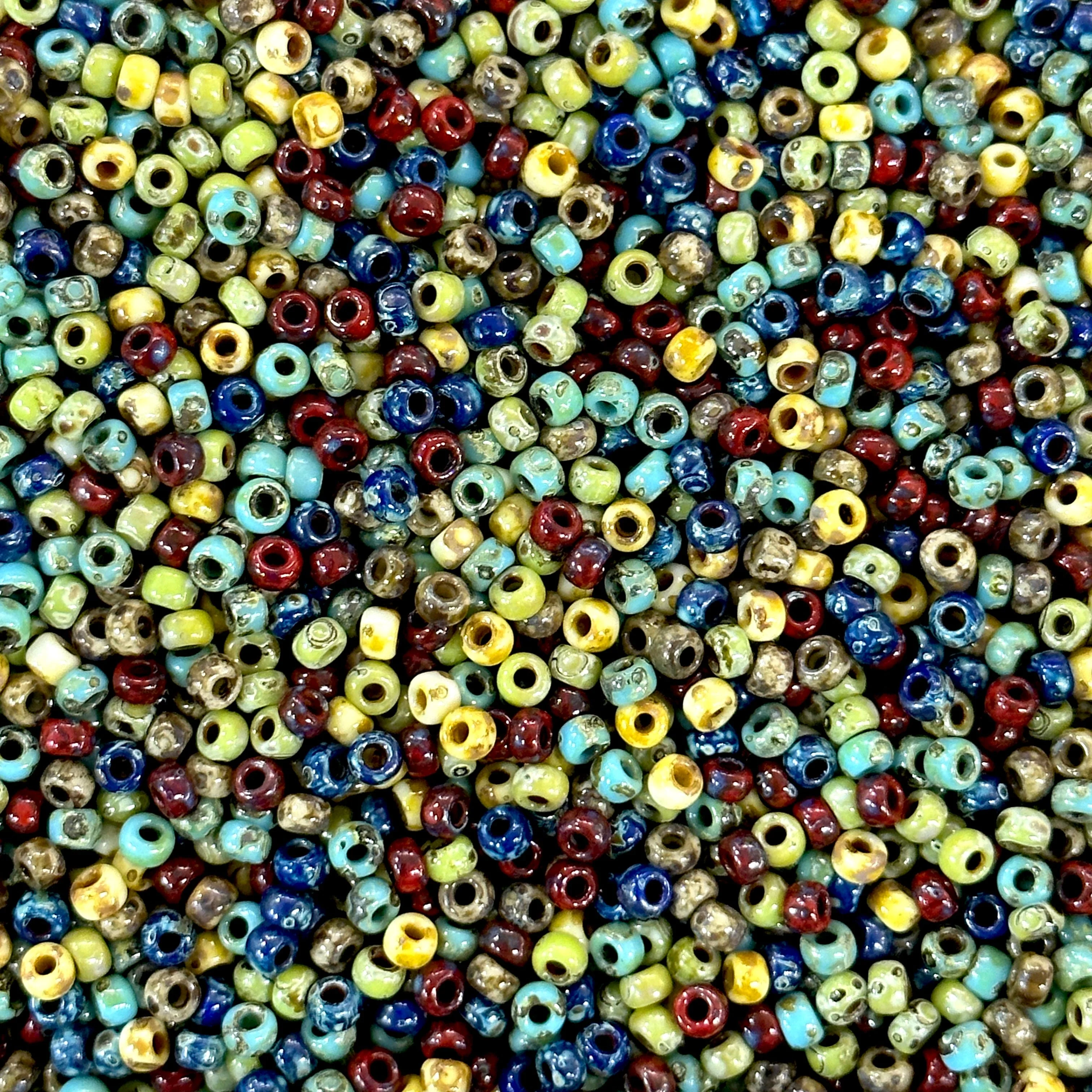 Miyuki Seed Beads 8/0 Picasso Harmony Ensemble Mix (10g Pack)