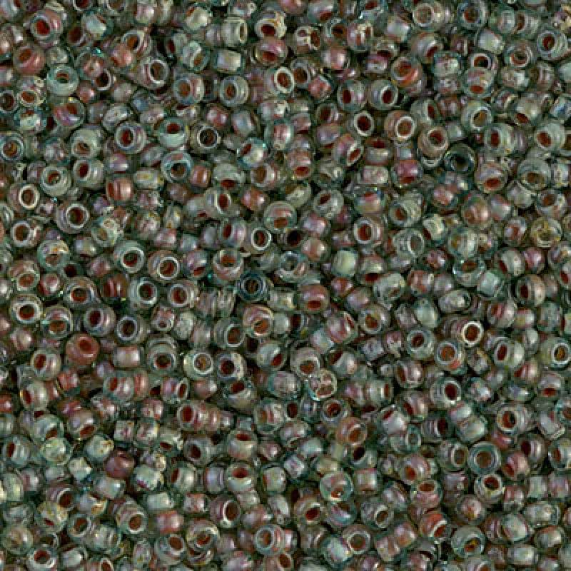 Miyuki Seed Beads 8/0 Picasso Transparent Olivine, 4506-NEW!!!
