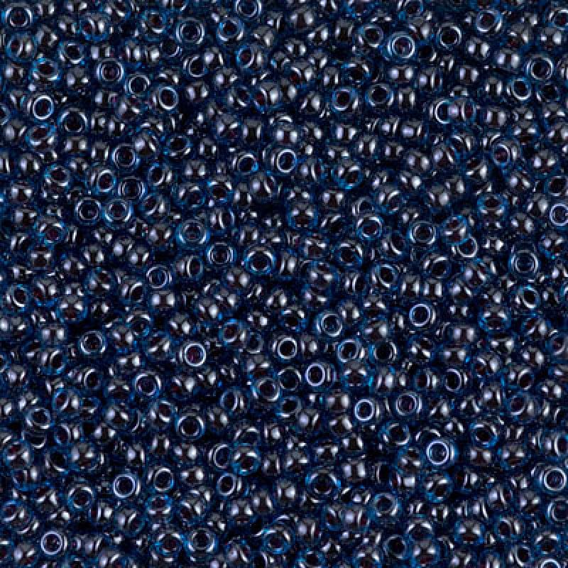 Miyuki Seed Beads Ruby Lined Capri Blue Luster ,0358-NEW!!!