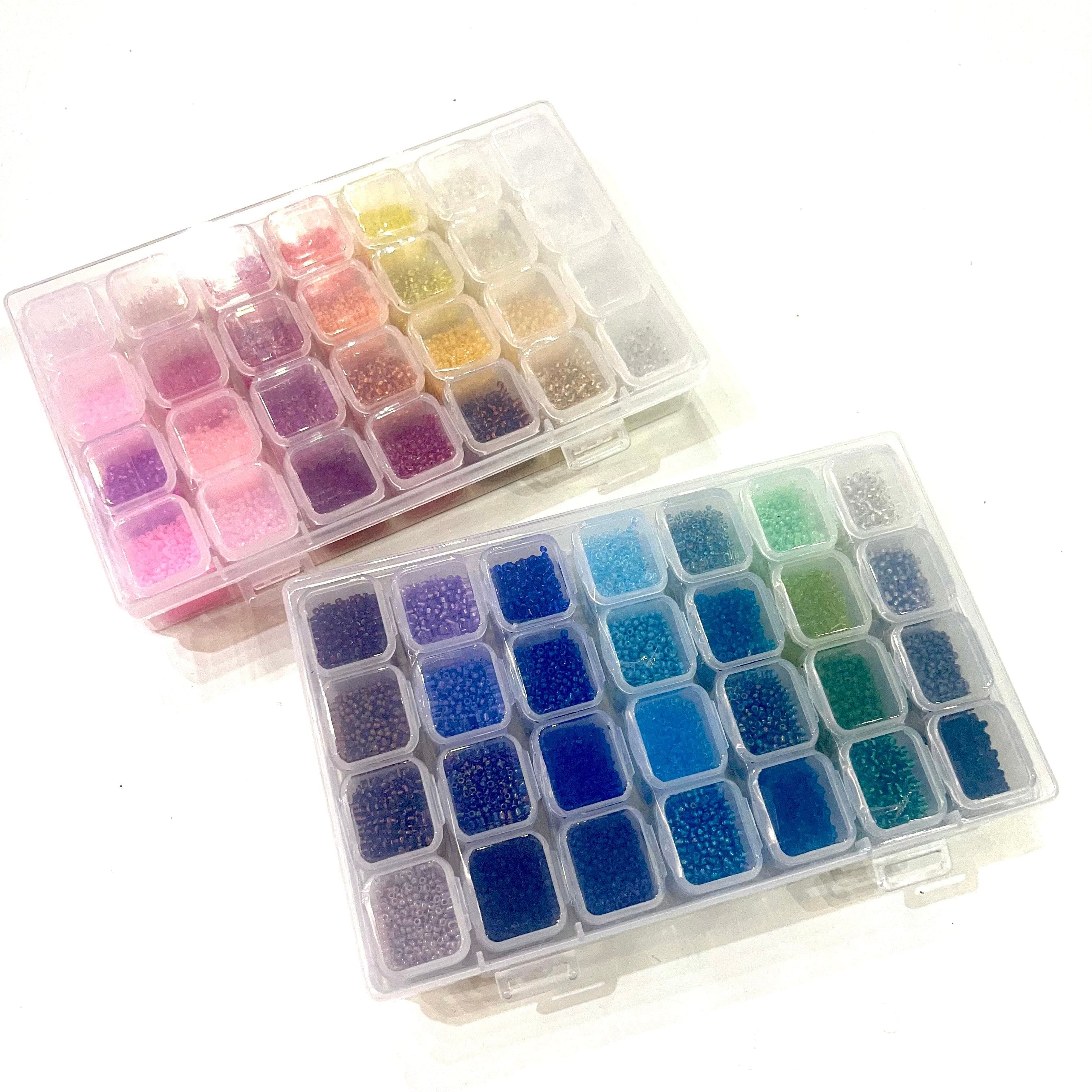 Miyuki Seed Beads Starter Set, 56 Colours 280 Gr 11/0 Round Seed Beads, Needle, Thread,Container - Image 3