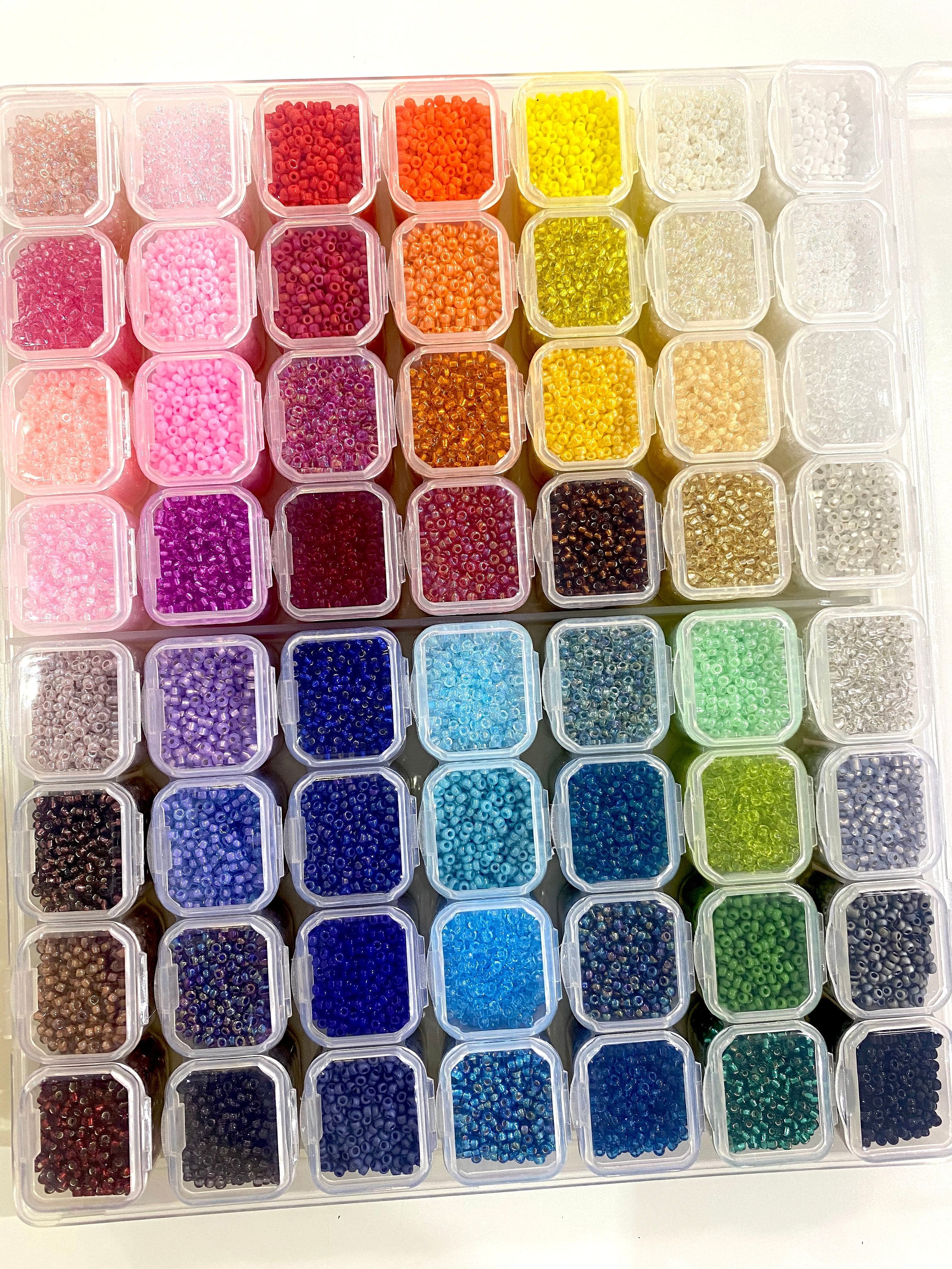 Miyuki Seed Beads Starter Set, 56 Colours 560 Gr 11/0 Round Seed Beads, Needle, Thread,Container - Image 4