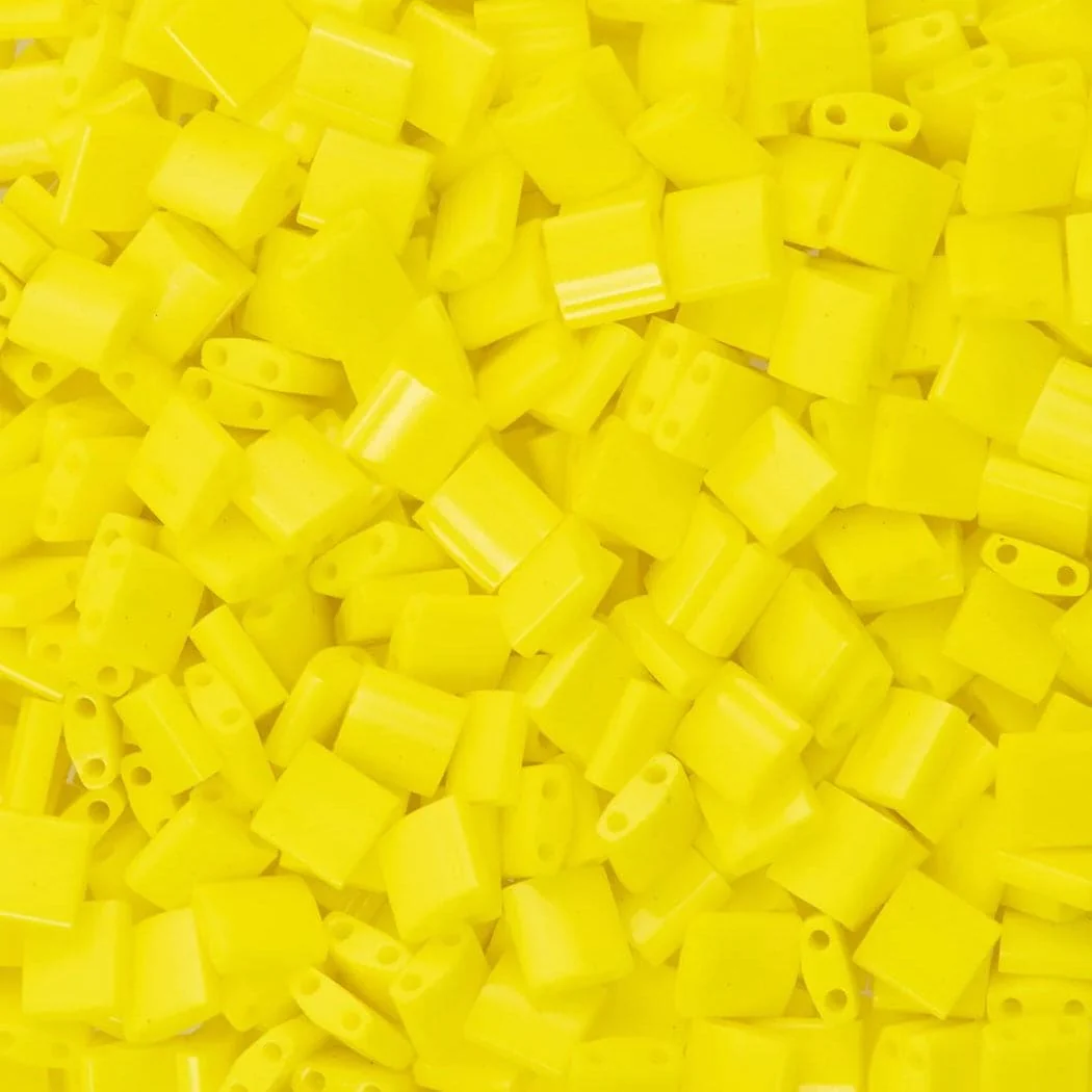 Miyuki Tila Beads TL0404 - Opaque Yellow,