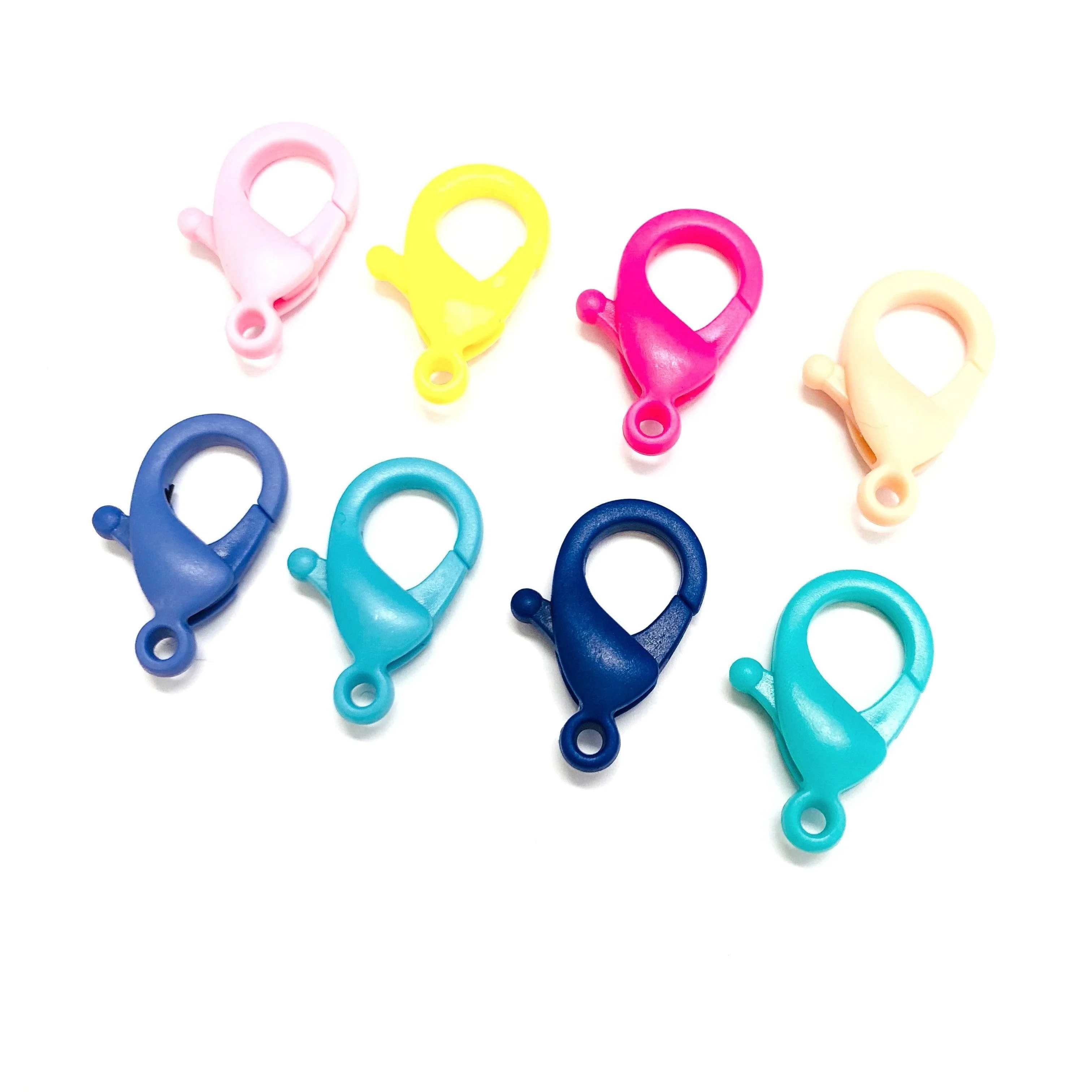 Peach Lobster Clasps, Acrylic Clasp, Eye Glass Holder Clasp, Phone Chain Clasp, 5 pcs in a pack - Image 3