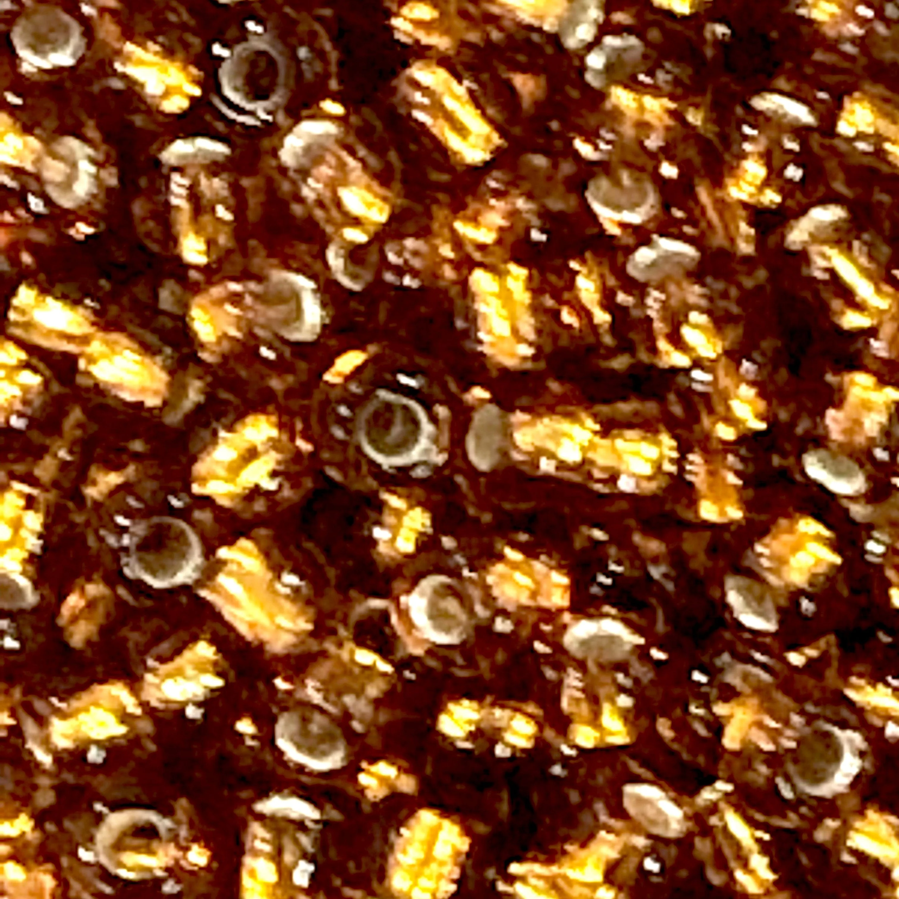 Preciosa  Seed Beads 8/0 Rocailles-Round Hole-20 Gr, 17090 Topaz Silver Lined - Image 2